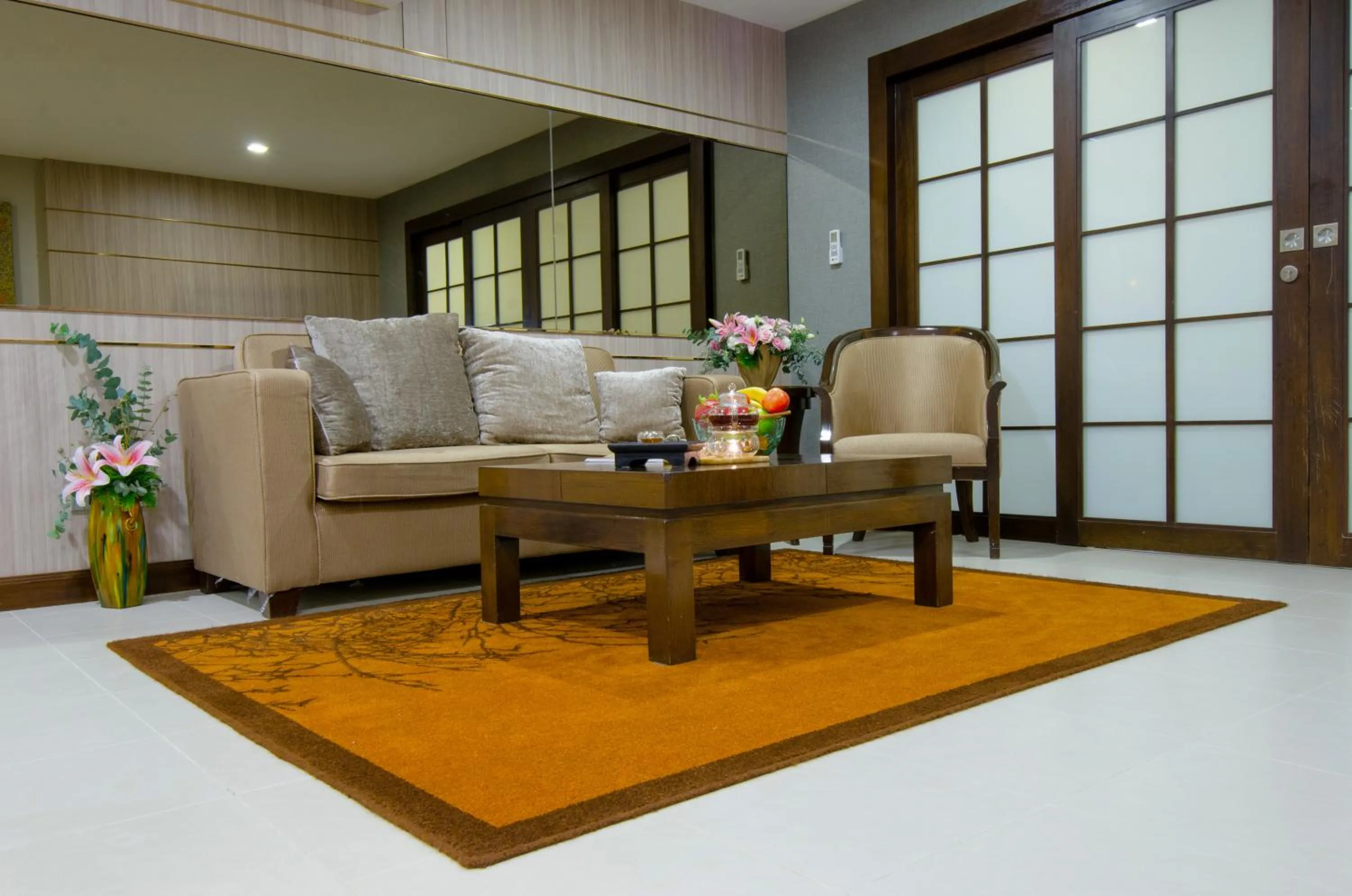 Living room in Grand Asoke Suites Boutique Residence