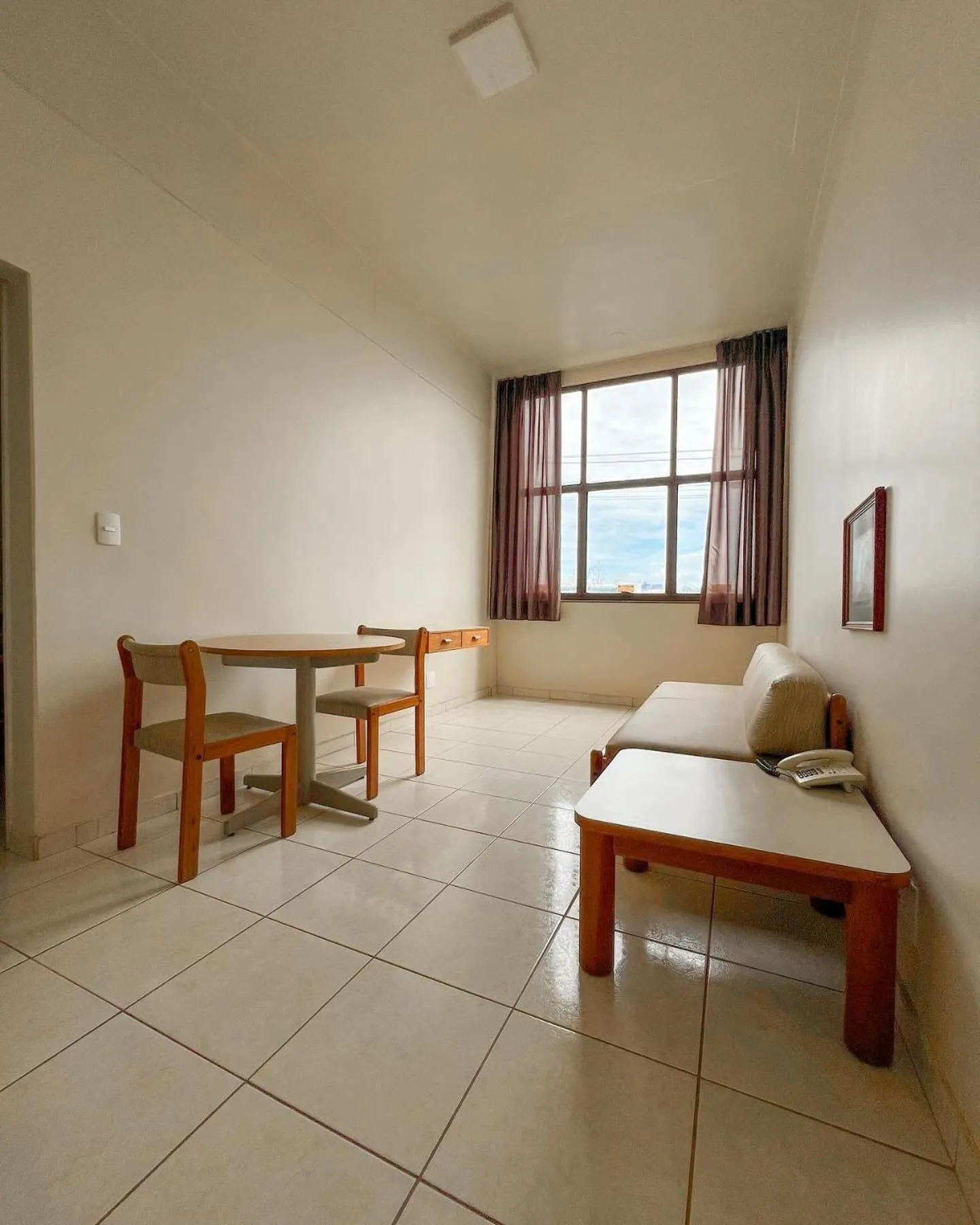 Living room in Uberaba Apart Hotel by Easy Hotéis