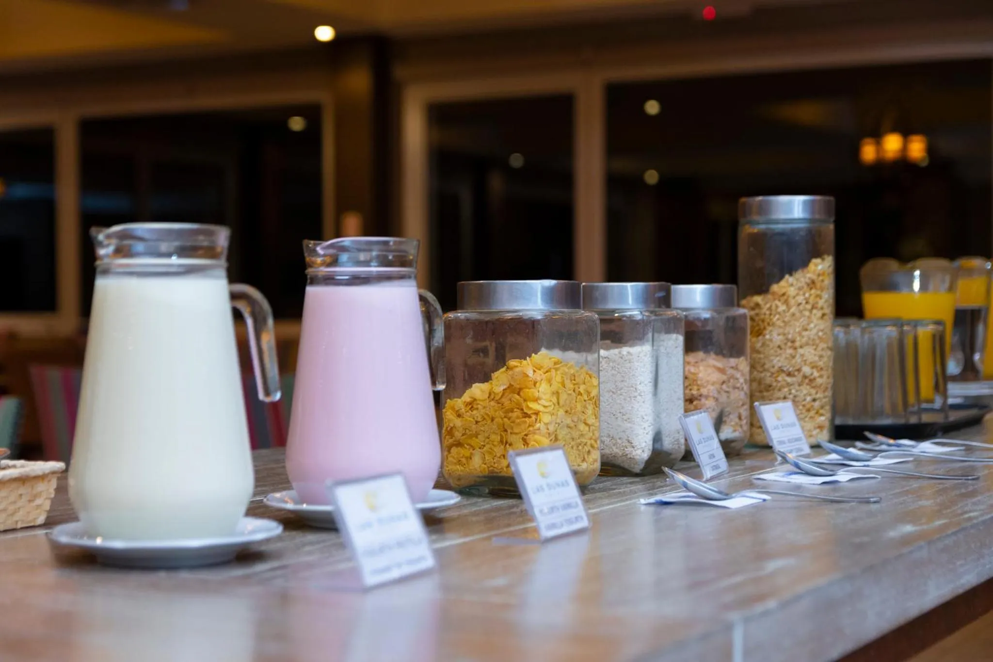 Continental breakfast in Hotel Las Dunas
