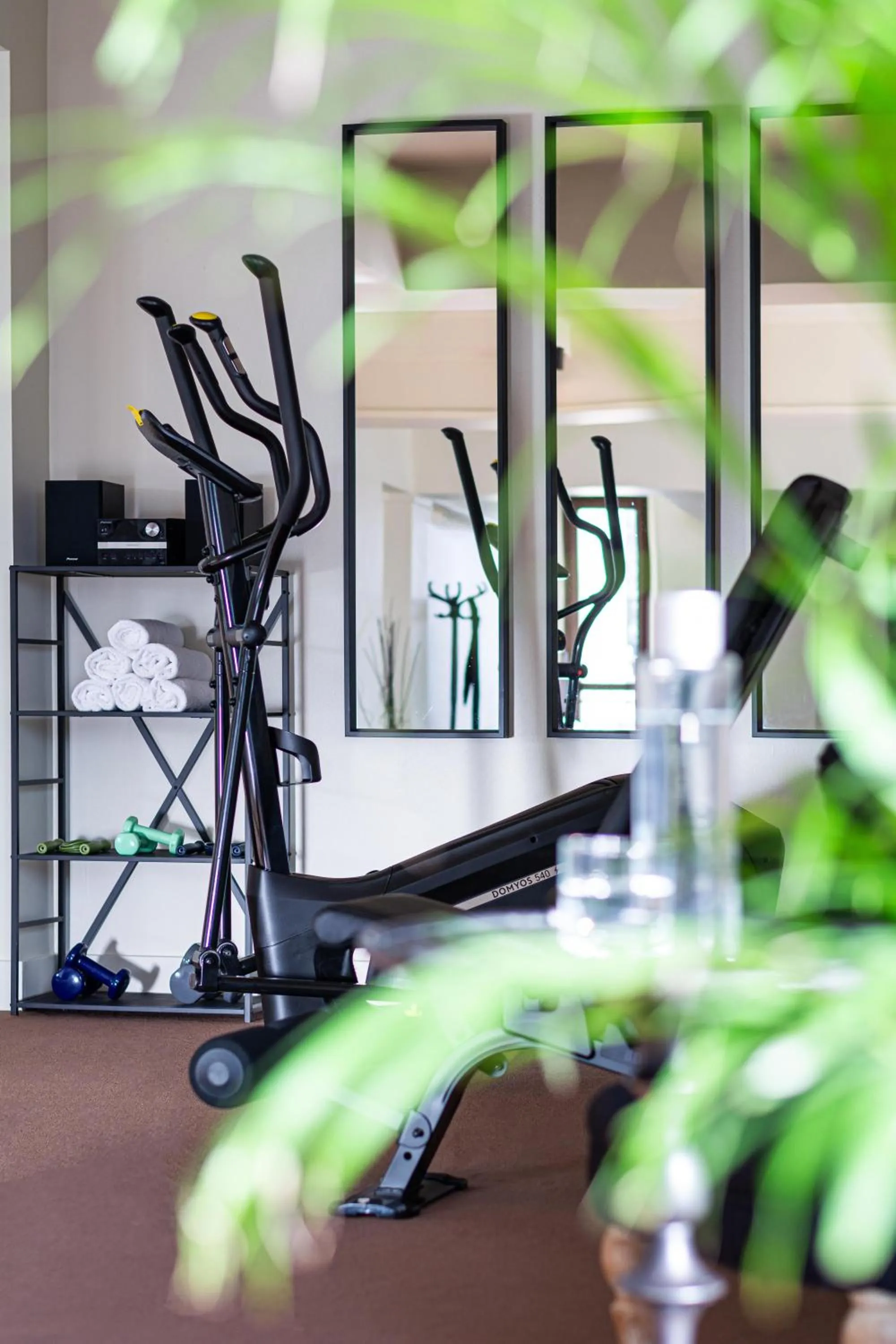Fitness centre/facilities in Hôtel du Port