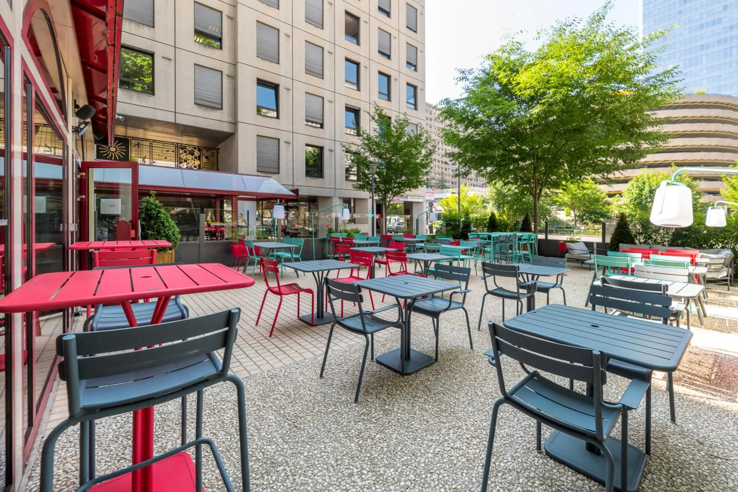 Patio in ibis Lyon Part Dieu Les Halles