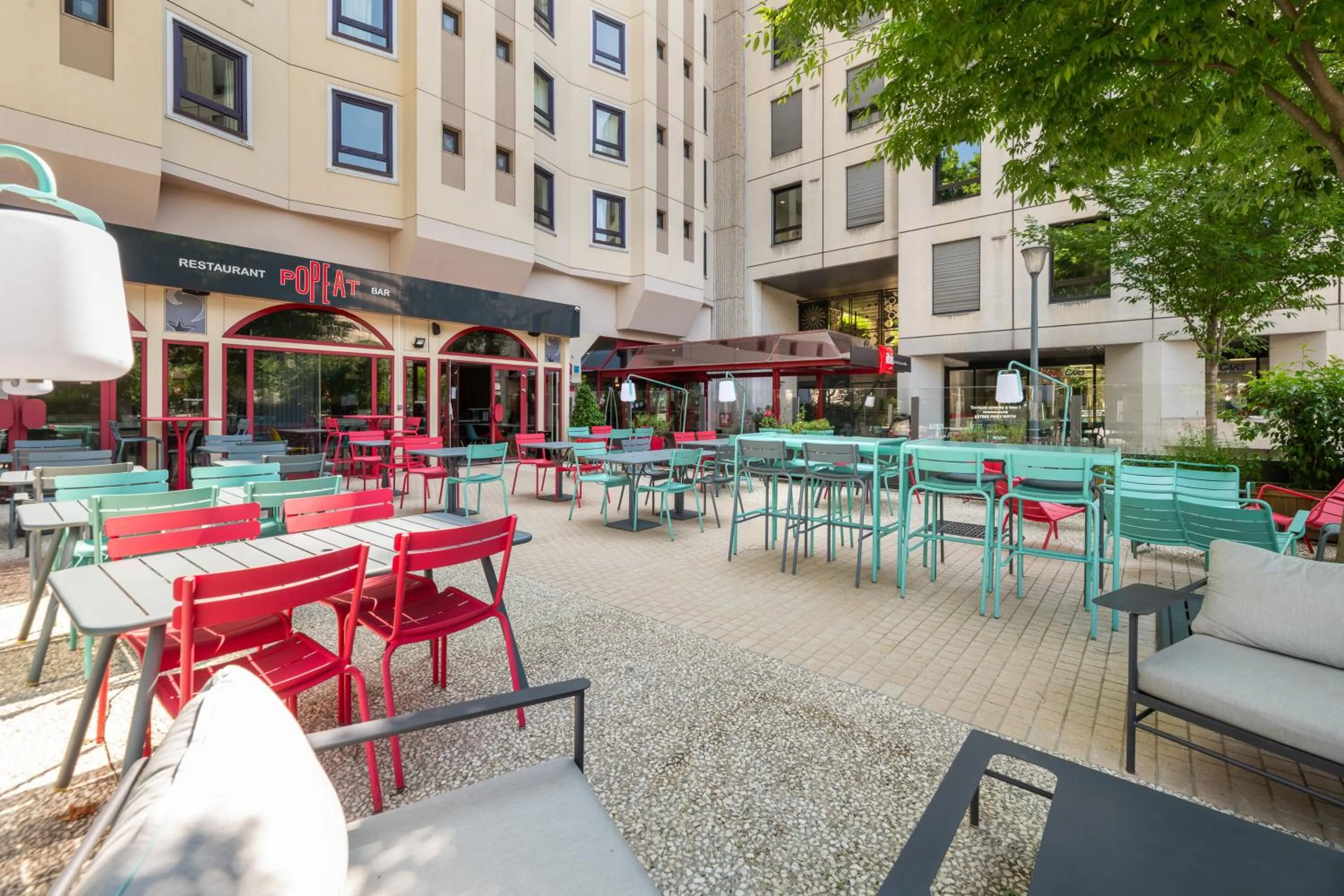 Patio in ibis Lyon Part Dieu Les Halles