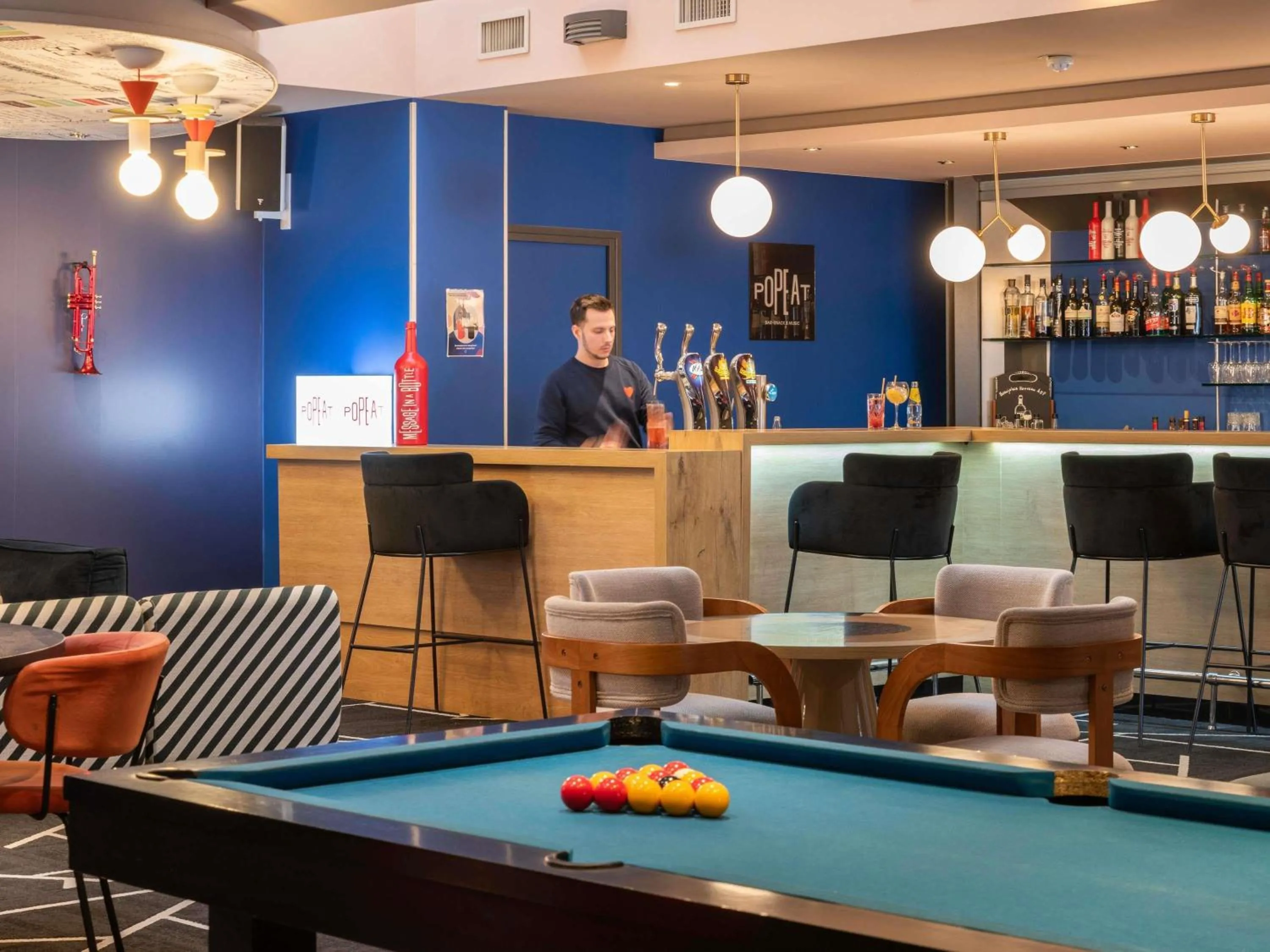 Lounge or bar in ibis Lyon Part Dieu Les Halles