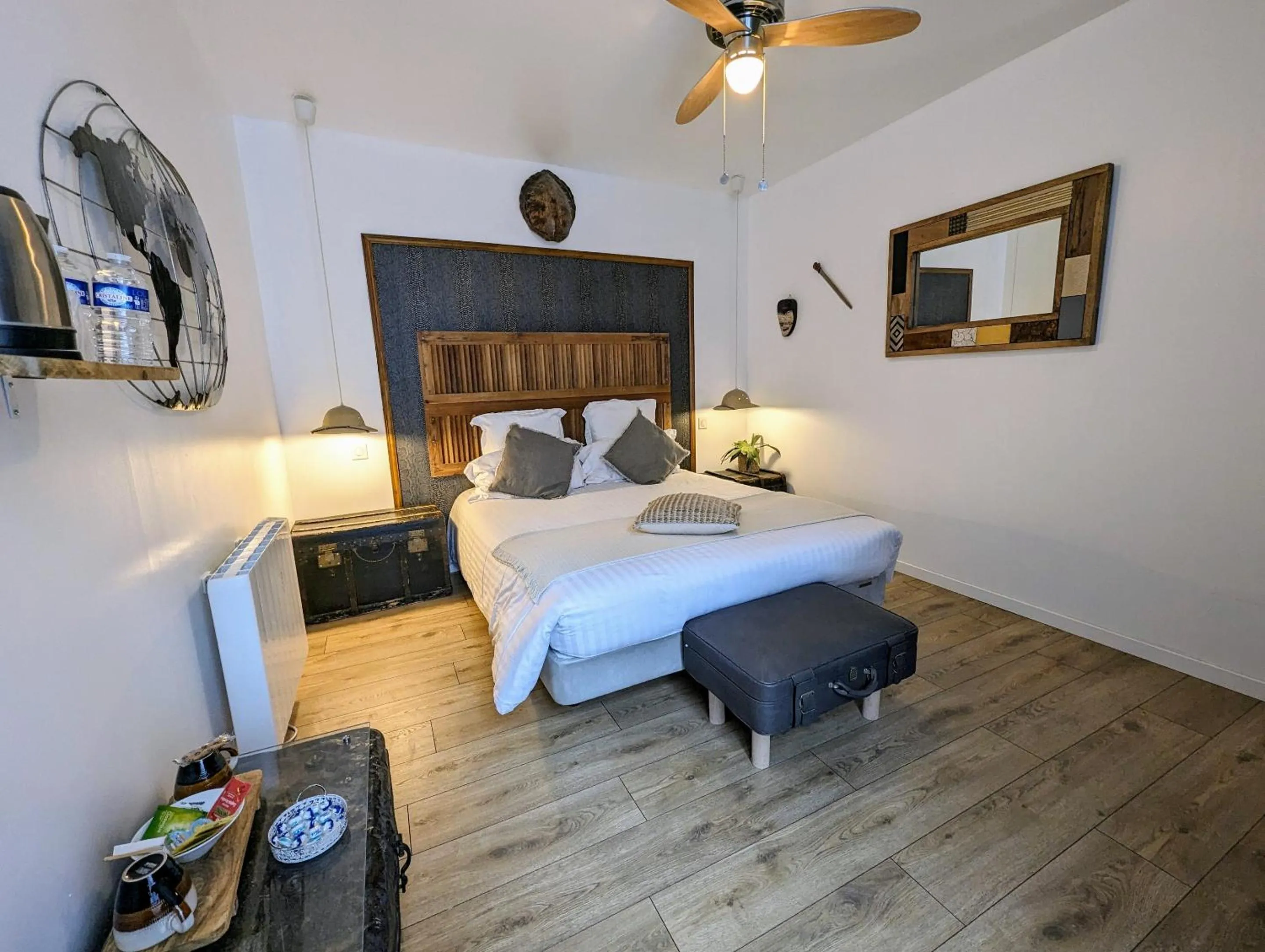 Bedroom, Bed in Chambres d'Hôtes La Filature