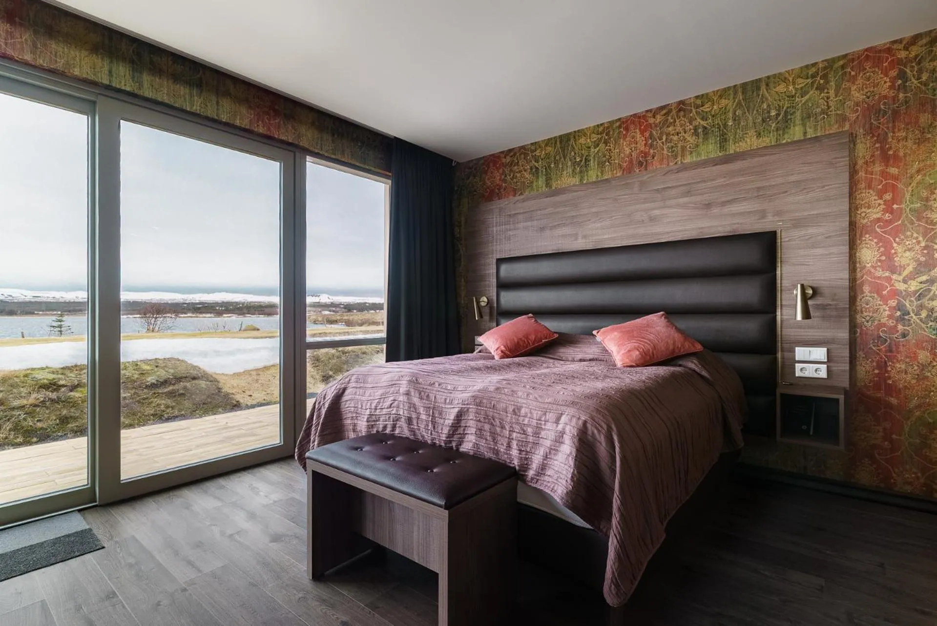 Bed in Hotel Kriunes