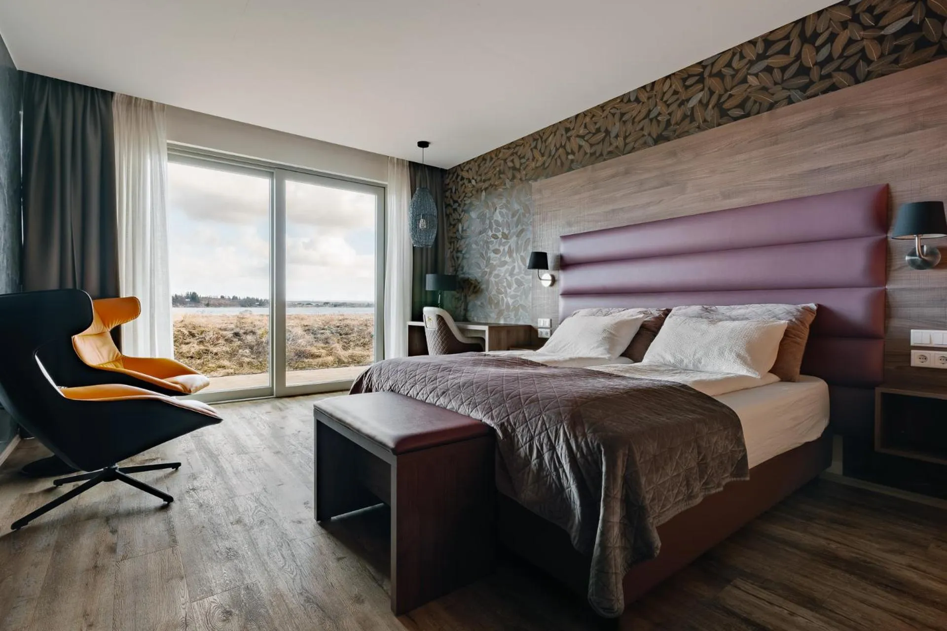 Bedroom, Bed in Hotel Kriunes