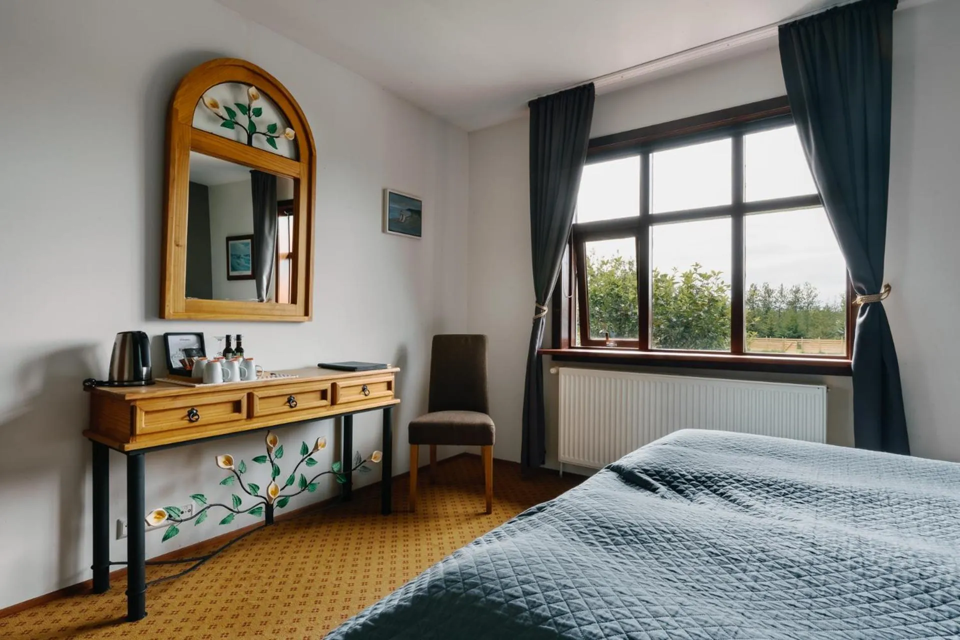 Bedroom, Bed in Hotel Kriunes