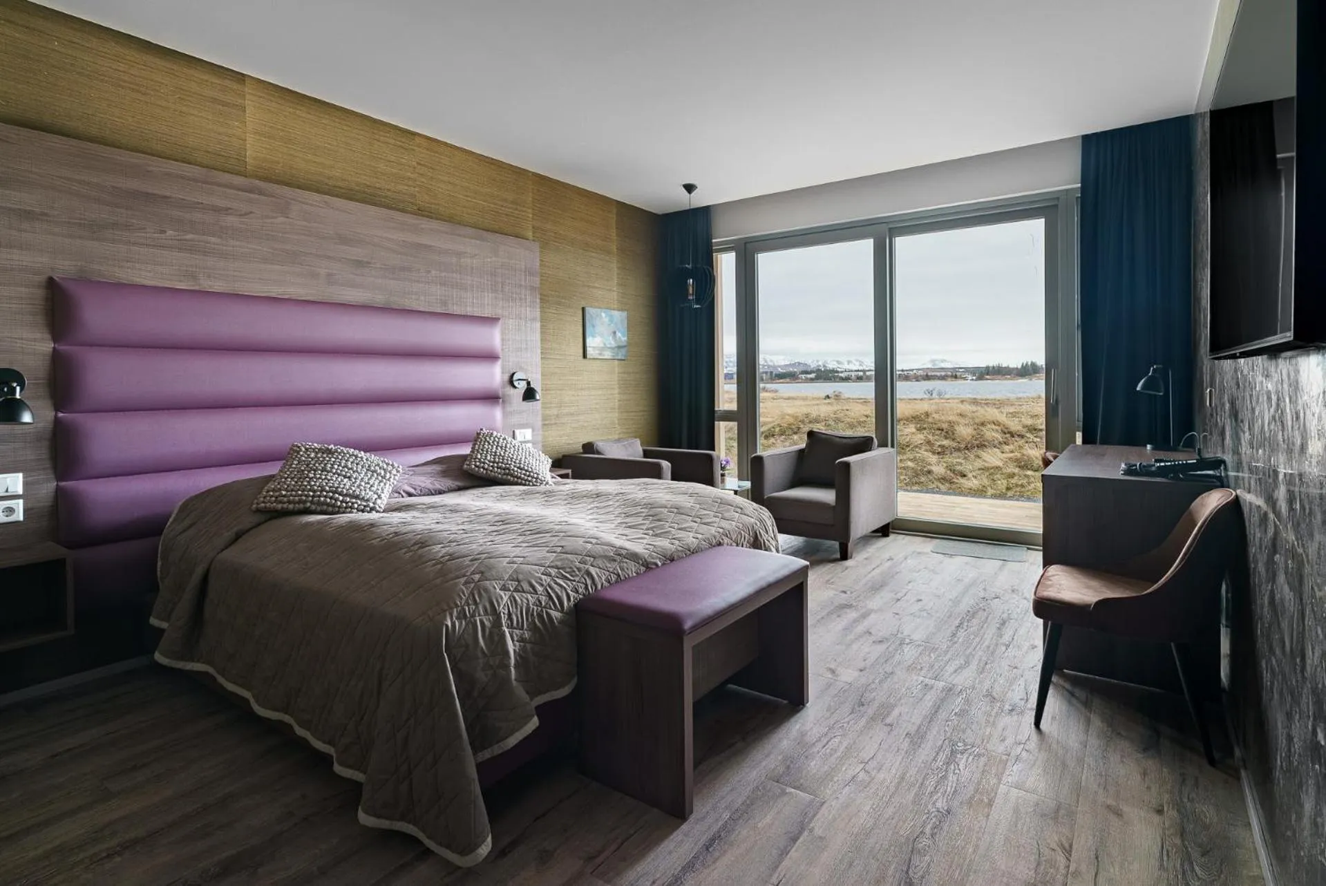 Bed in Hotel Kriunes