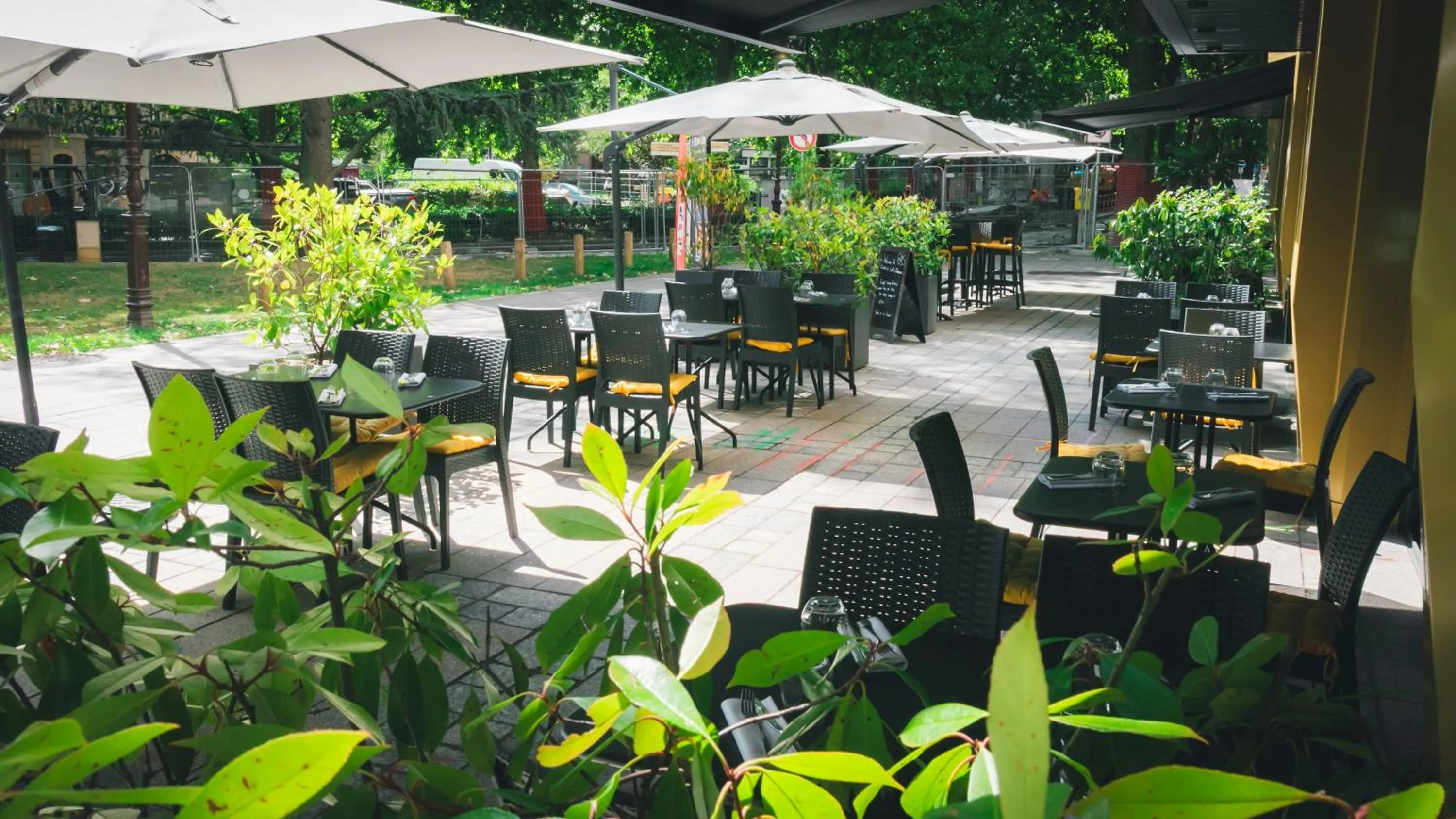 Patio in Mercure Metz Centre