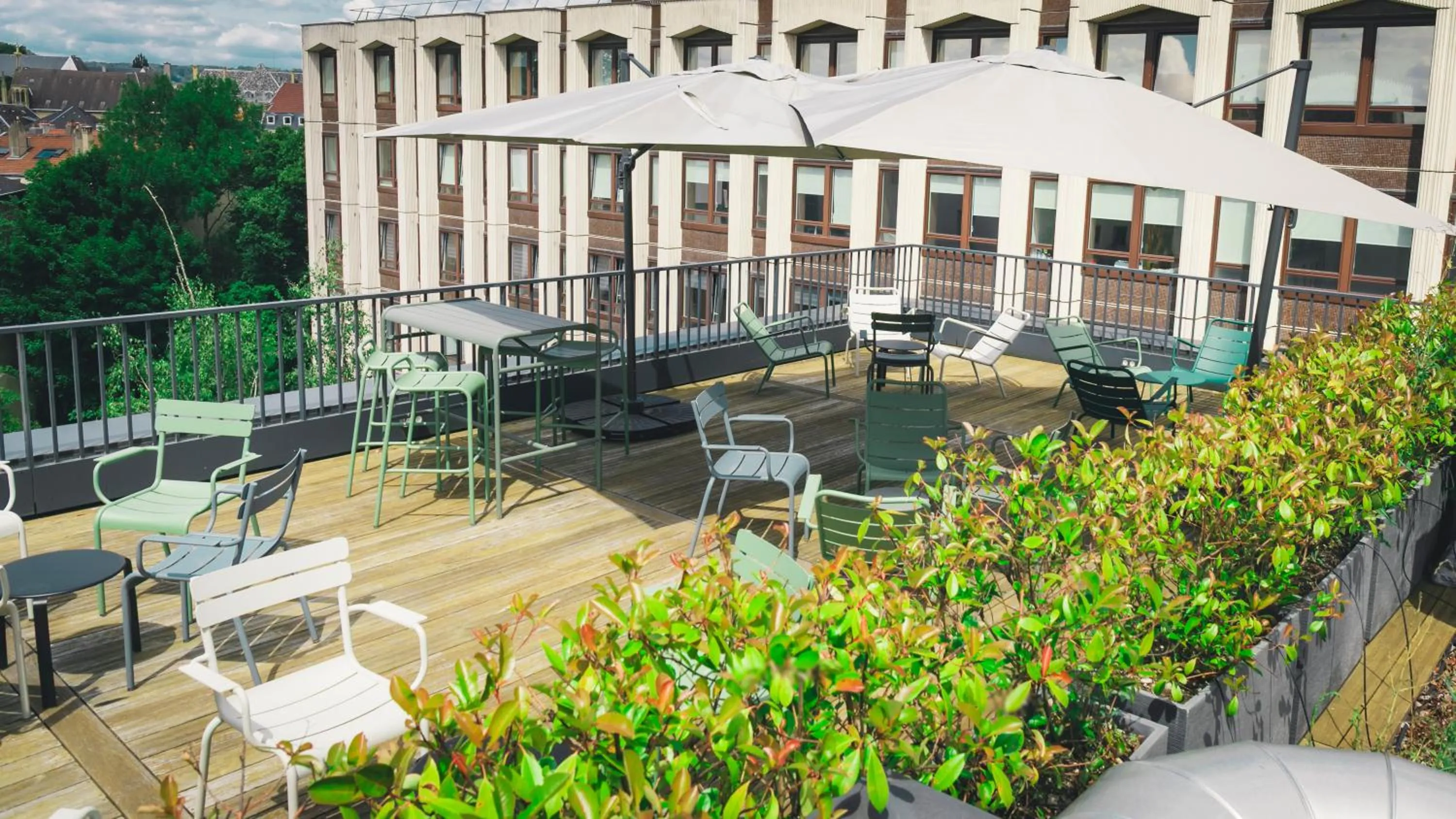 Patio in Mercure Metz Centre