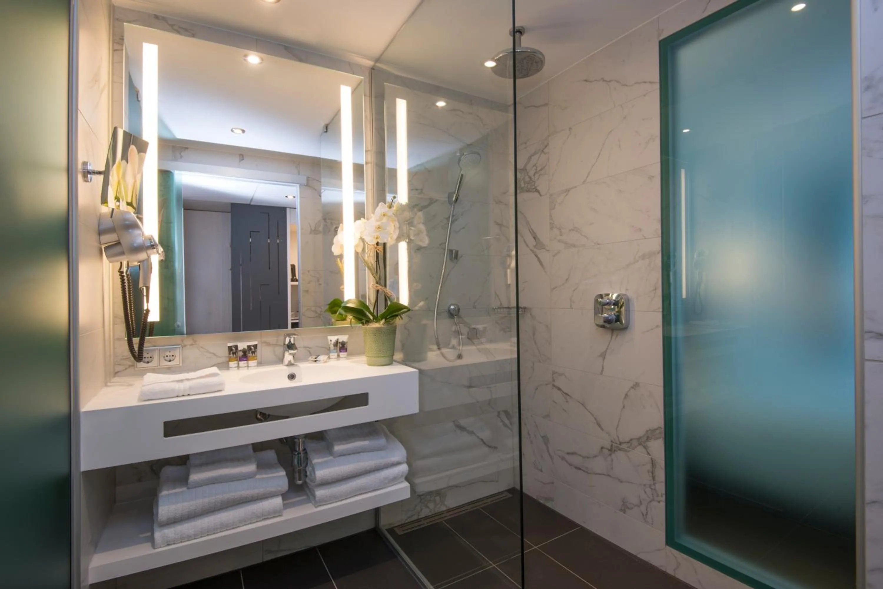 Shower in Mercure Ajaccio