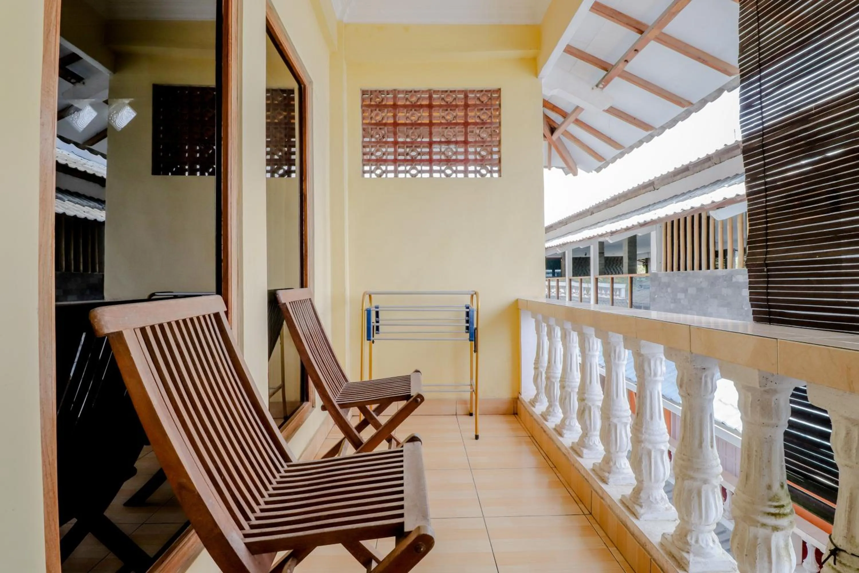 Balcony/Terrace in Adinda Beach Hotel and Villa