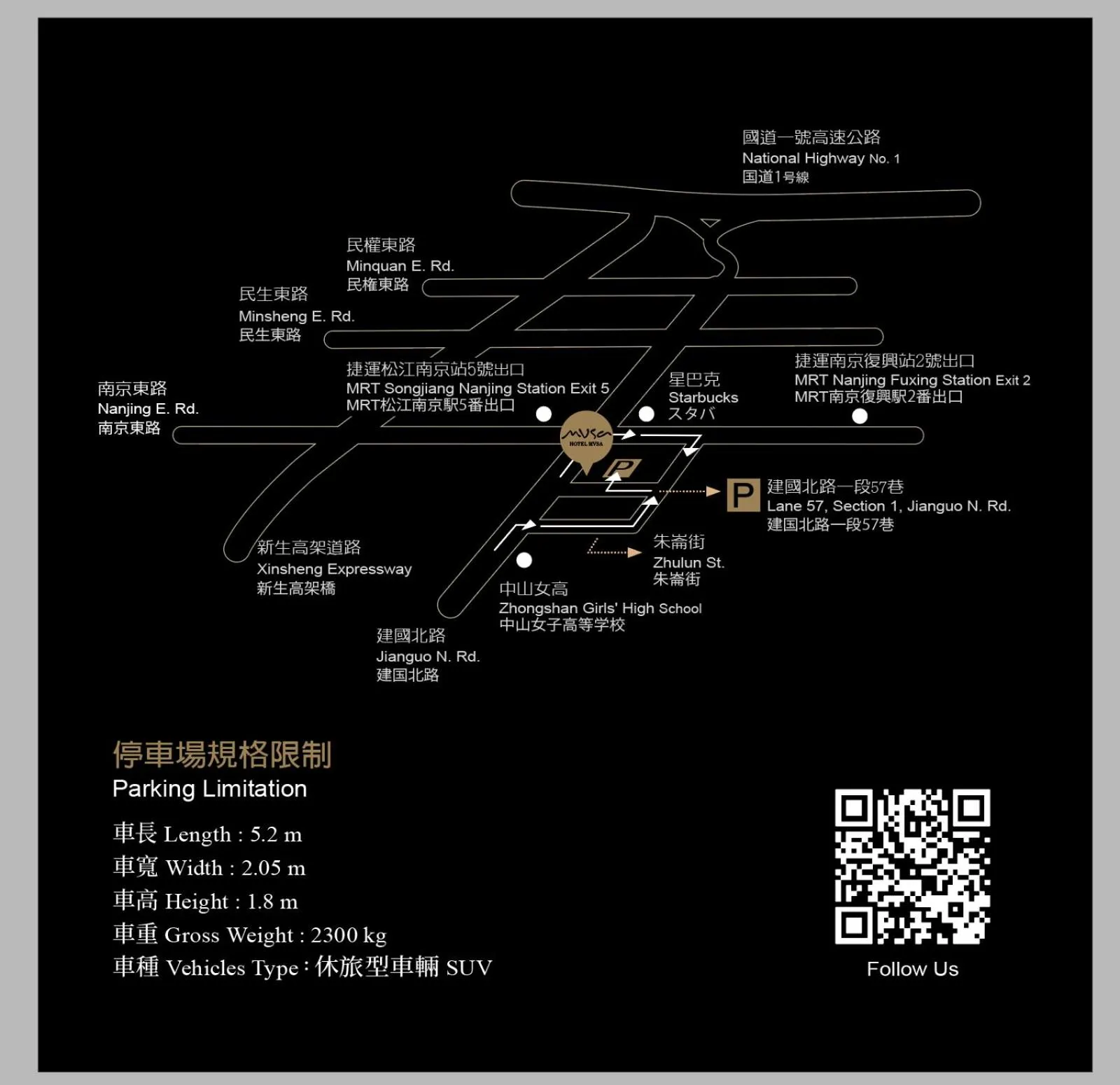 Parking in Hotel Mvsa+Michelin 2 Starred Molino de Urdàniz