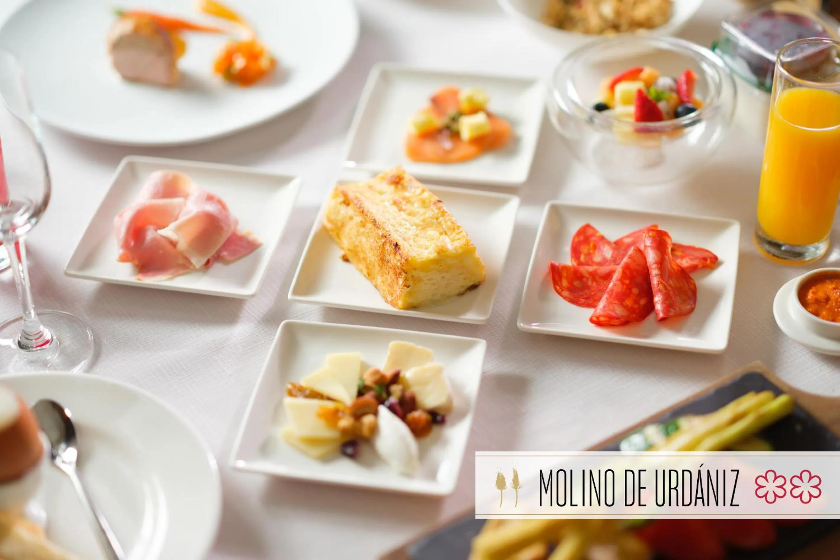 Breakfast in Hotel Mvsa+Michelin 2 Starred Molino de Urdàniz