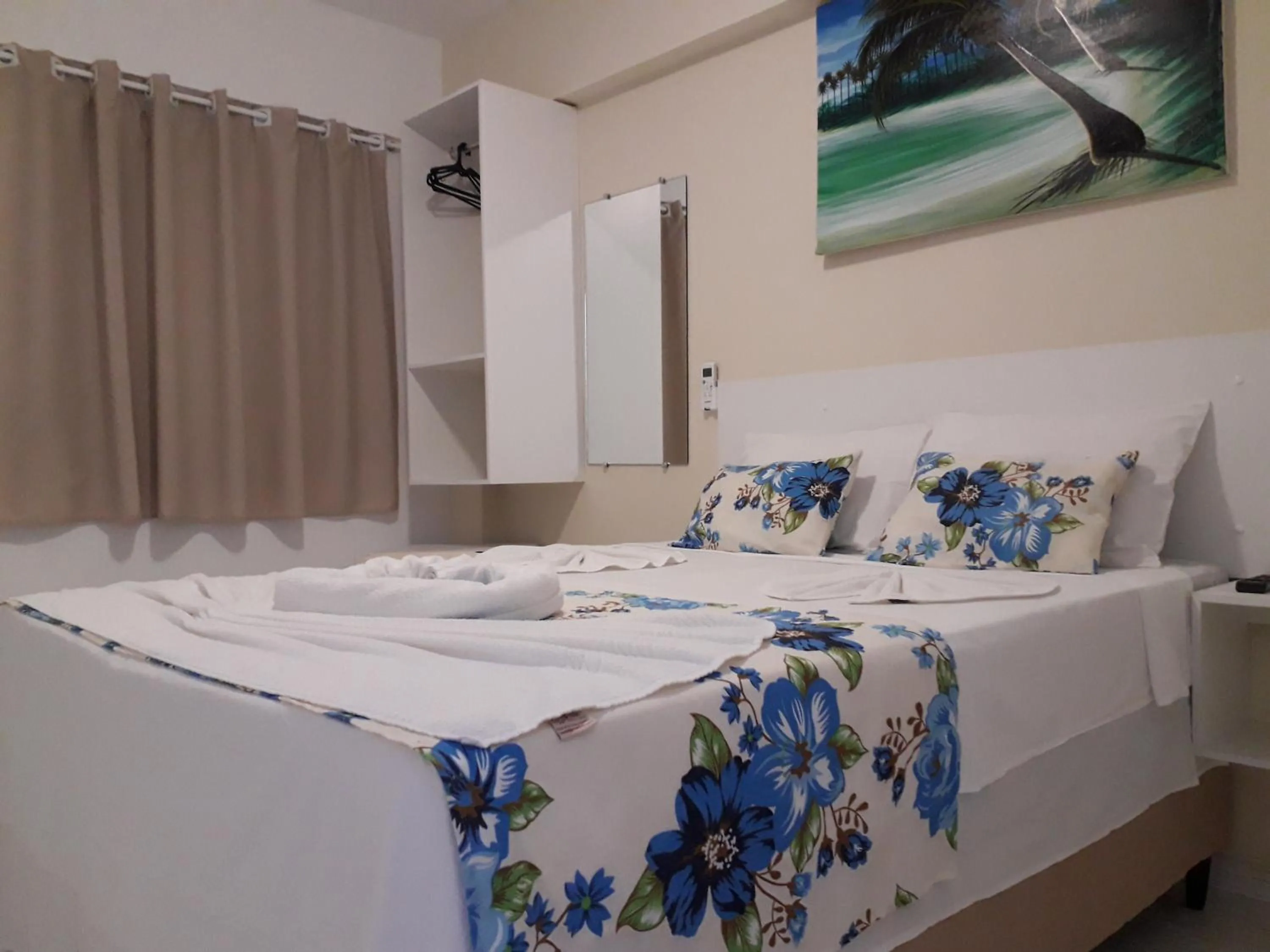 Bed in Pousada Recanto do Sol e Mar