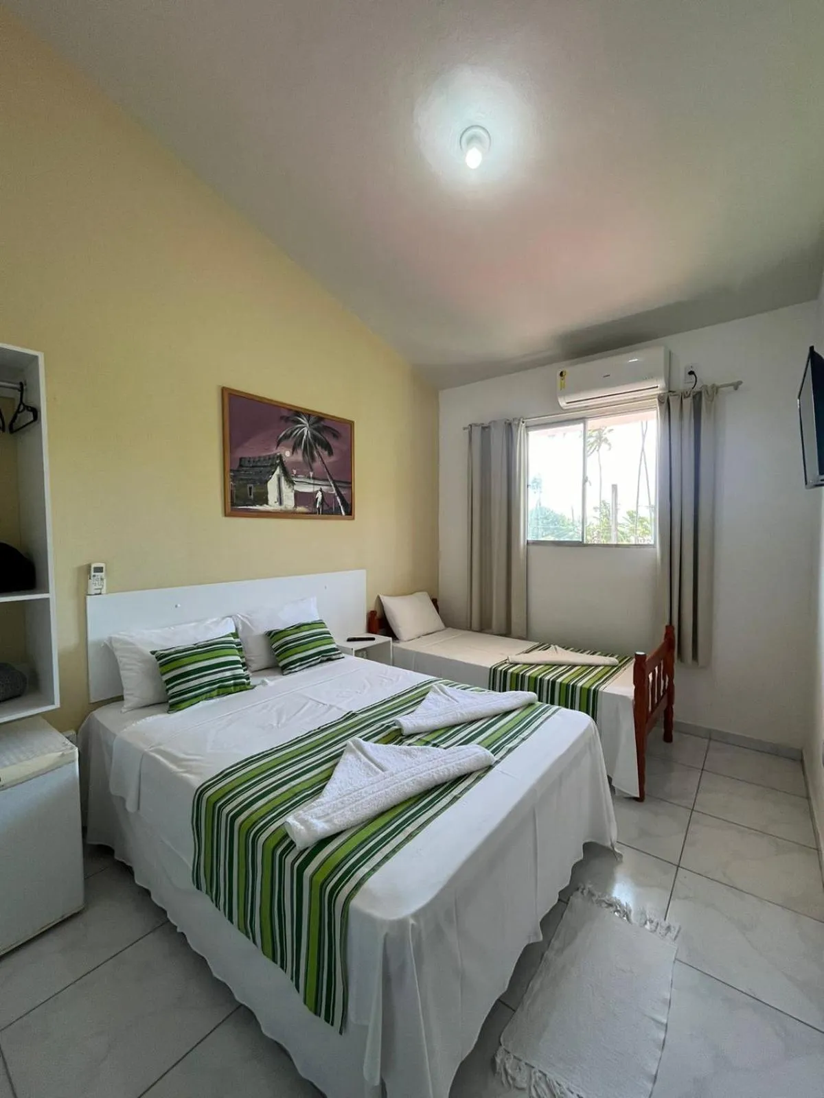 Bed in Pousada Recanto do Sol e Mar