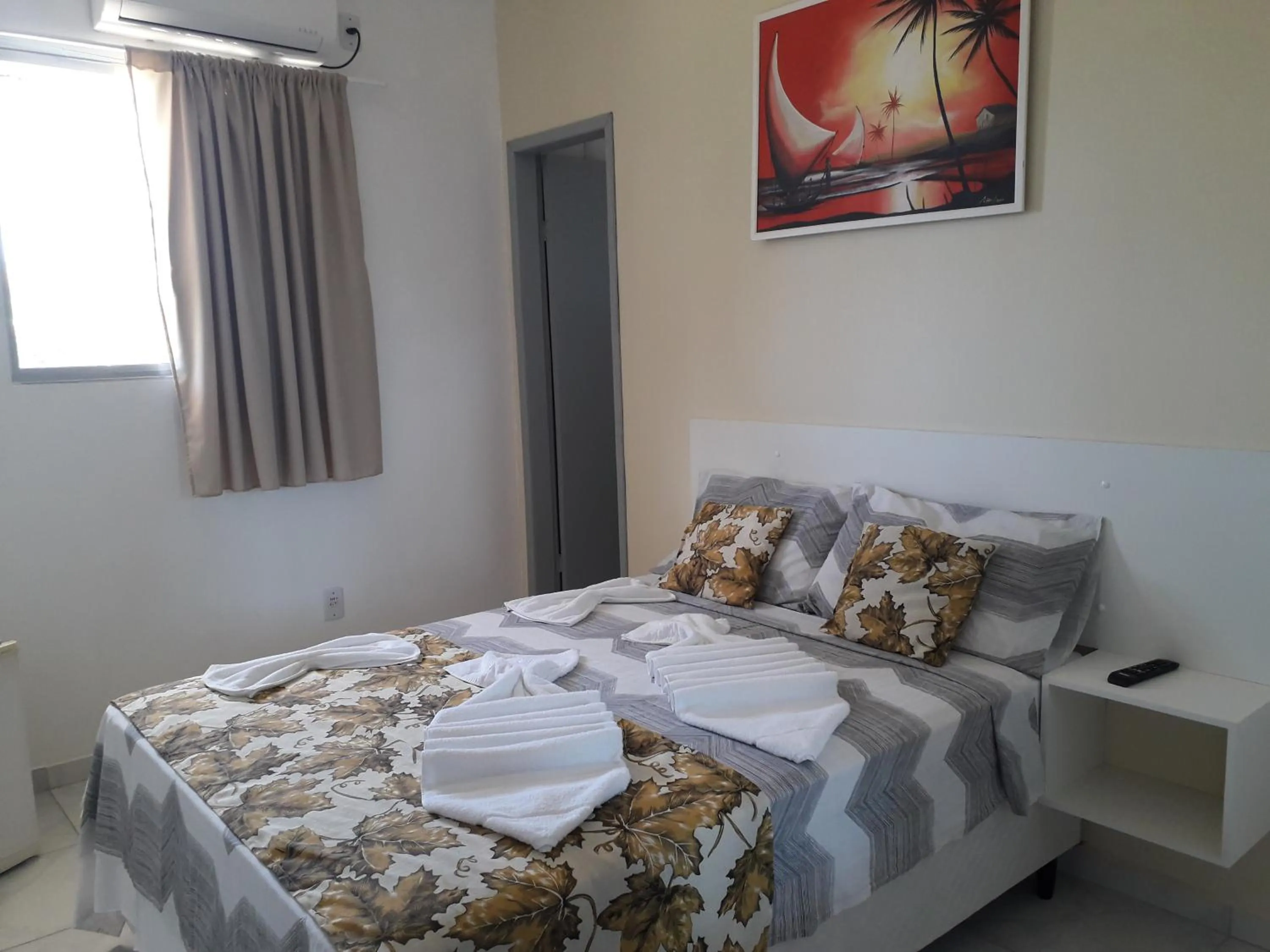 Bed in Pousada Recanto do Sol e Mar