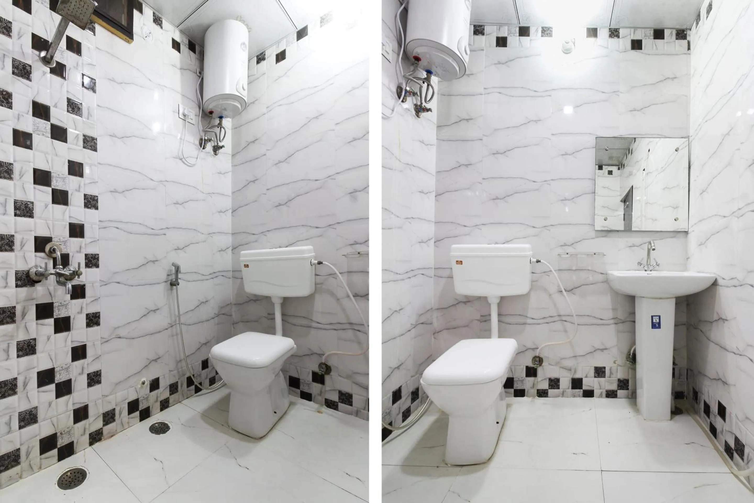 Toilet in Taj 3 Star Hotel Agra Near Taj Mahal