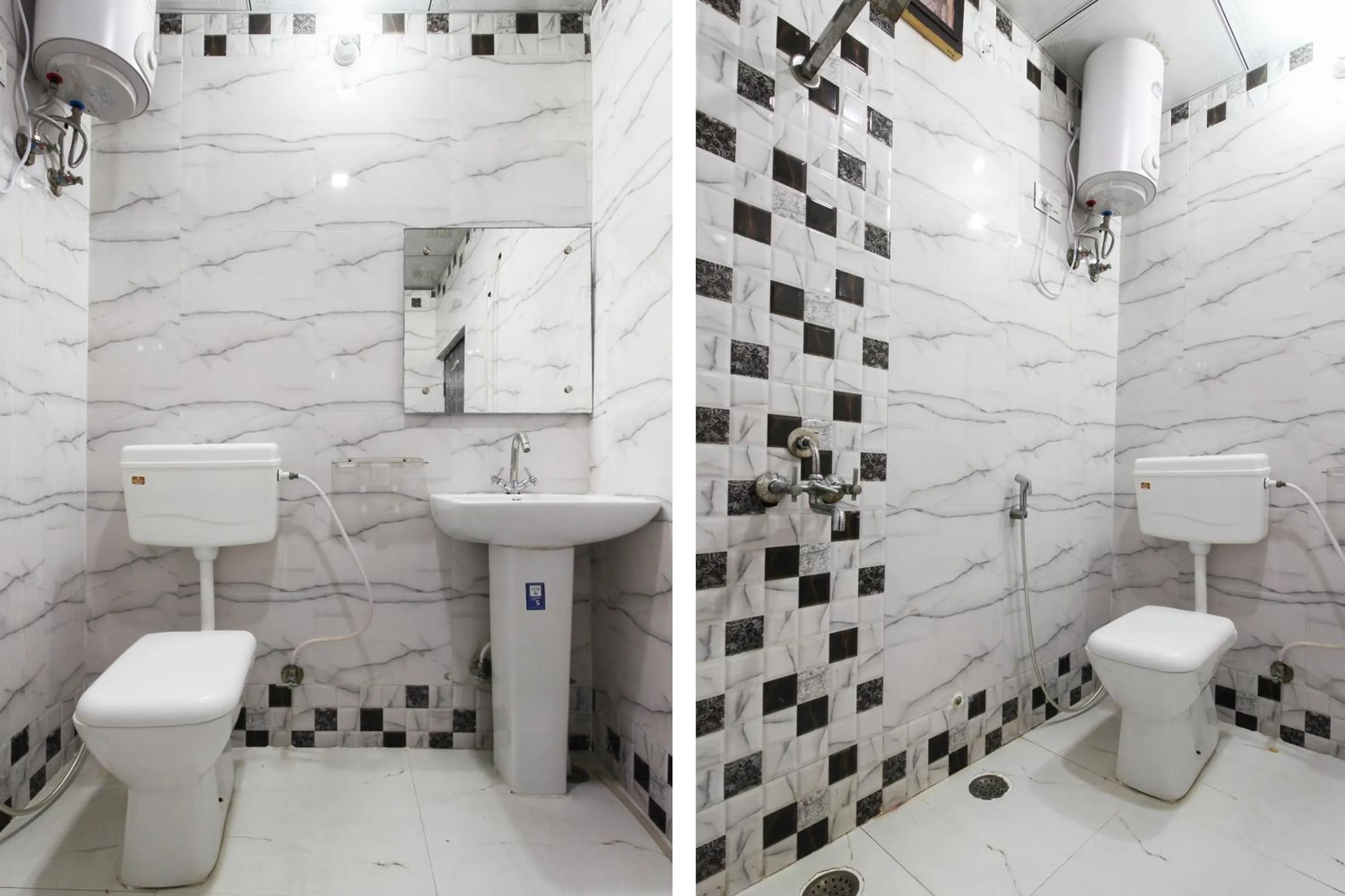 Bathroom in Taj 3 Star Hotel Agra Near Taj Mahal