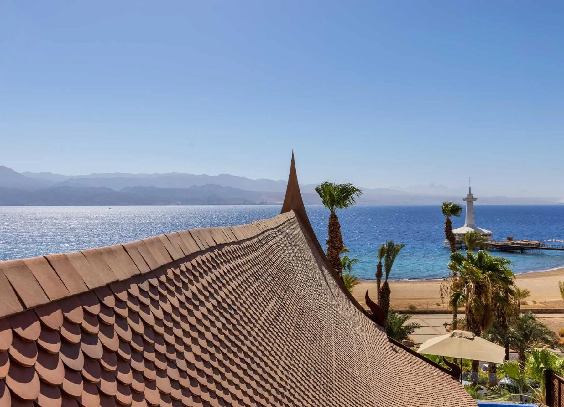 Sea view in Herbert Samuel Royal Shangri-La Eilat