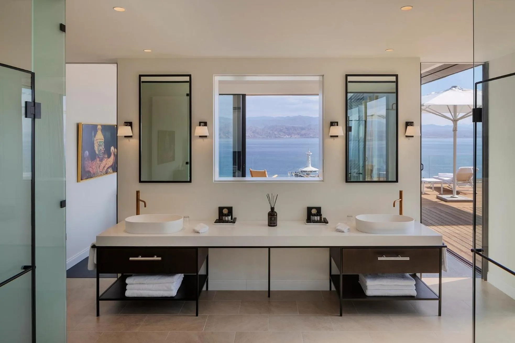 Bathroom in Herbert Samuel Royal Shangri-La Eilat
