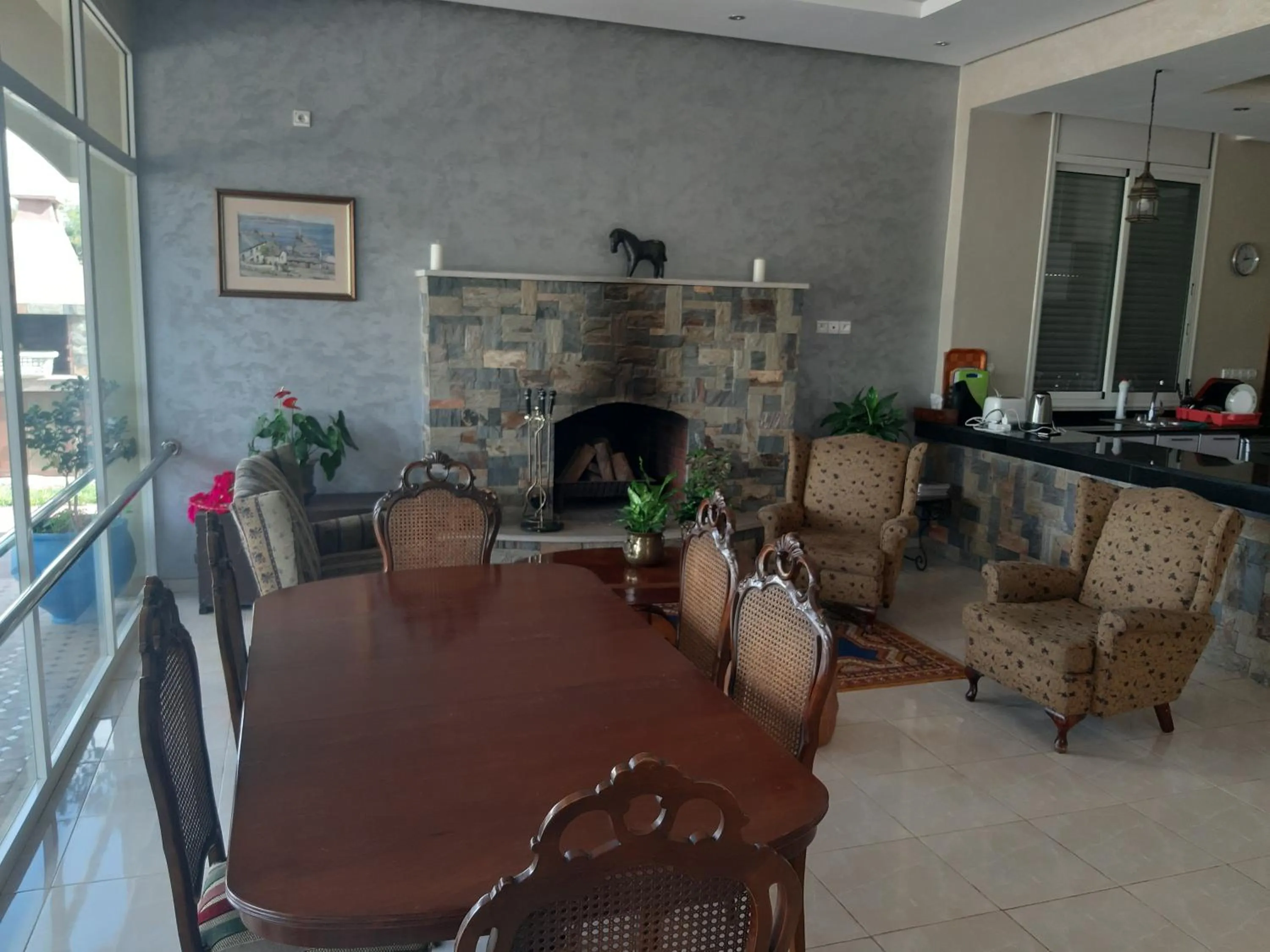 Dining area in Riad TANJIL