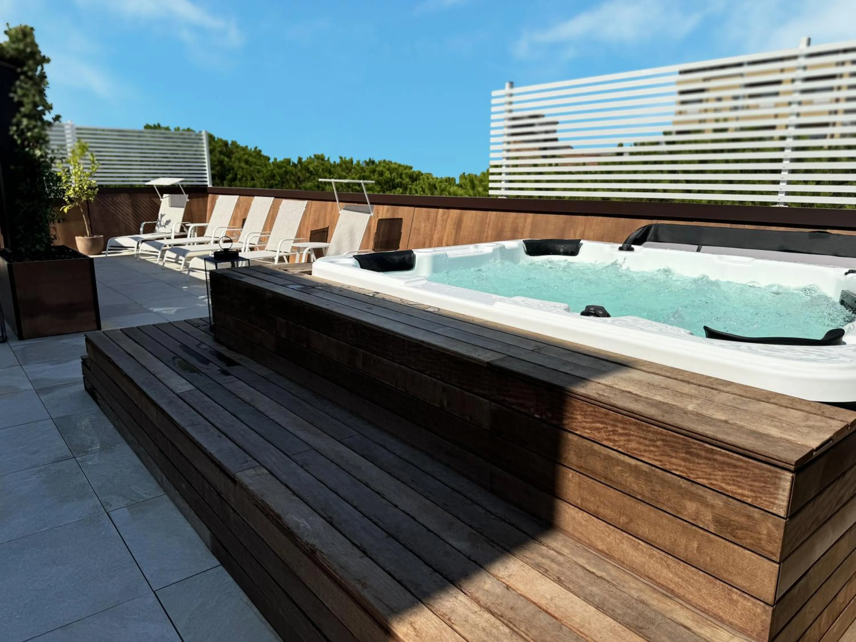 Balcony/Terrace in Hotel Adria B&B - Colazione fino alle 12