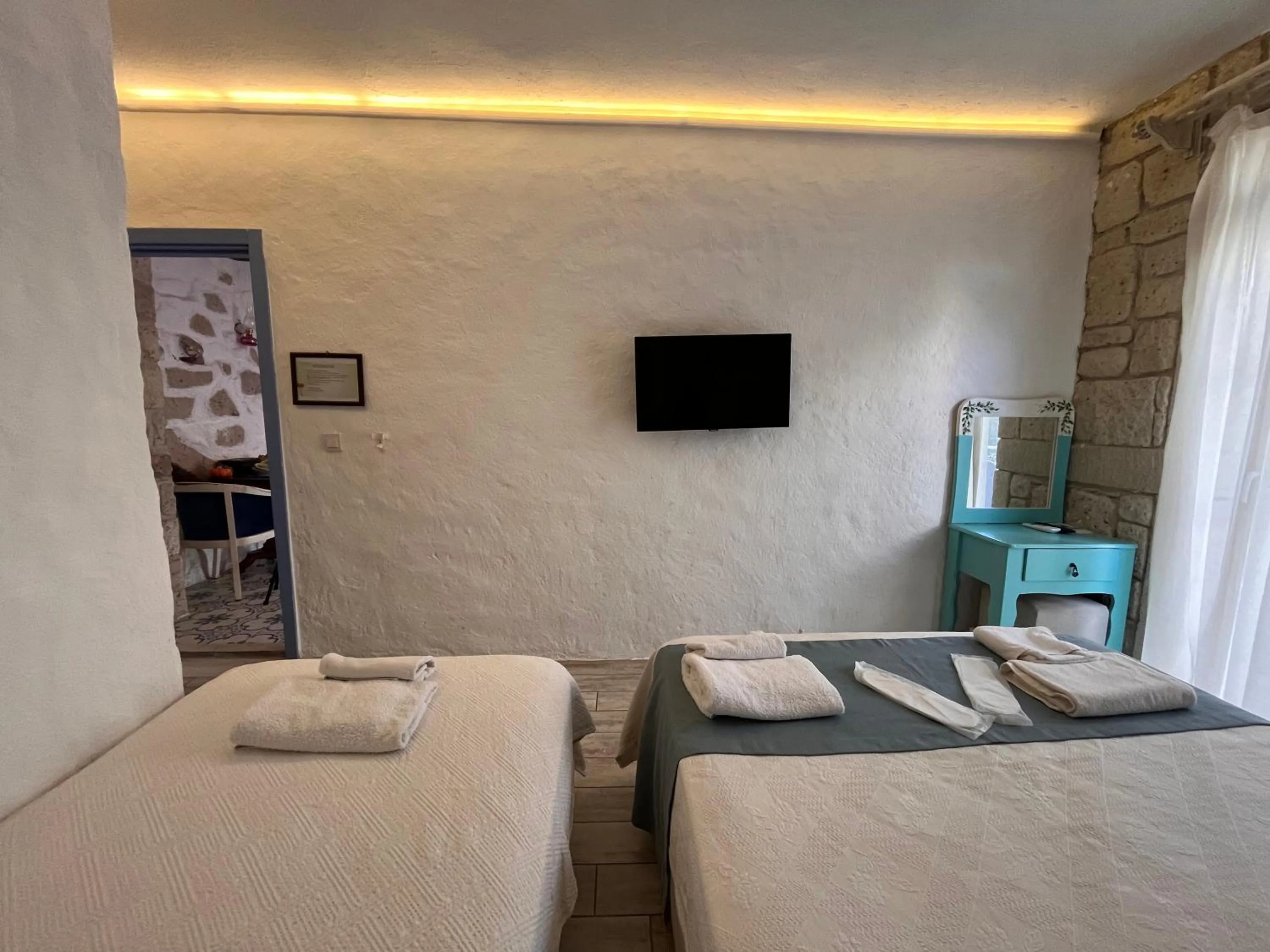 Bed in Alacati Asmali Konak Hotel