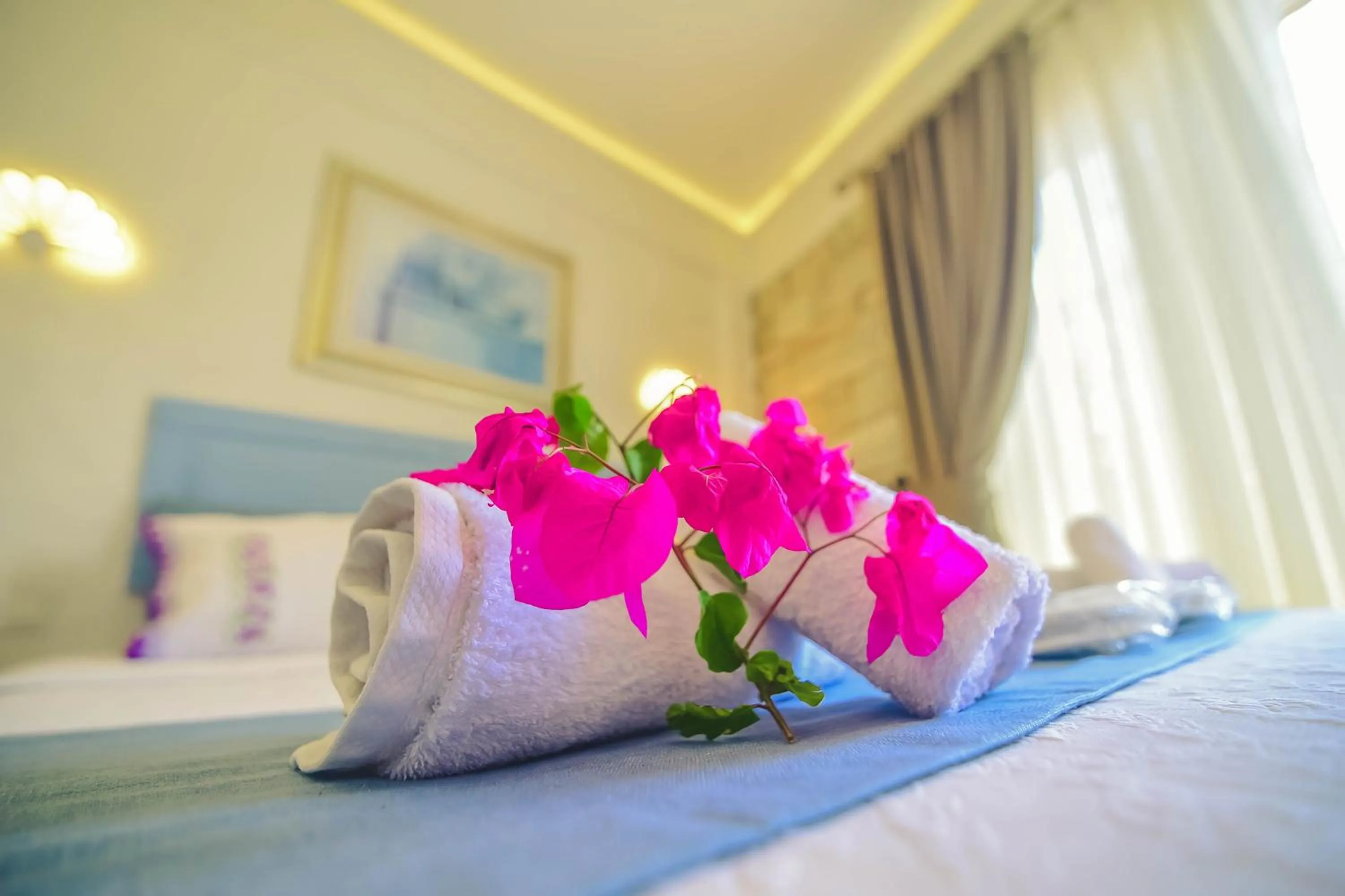 Bed in Alacati Asmali Konak Hotel