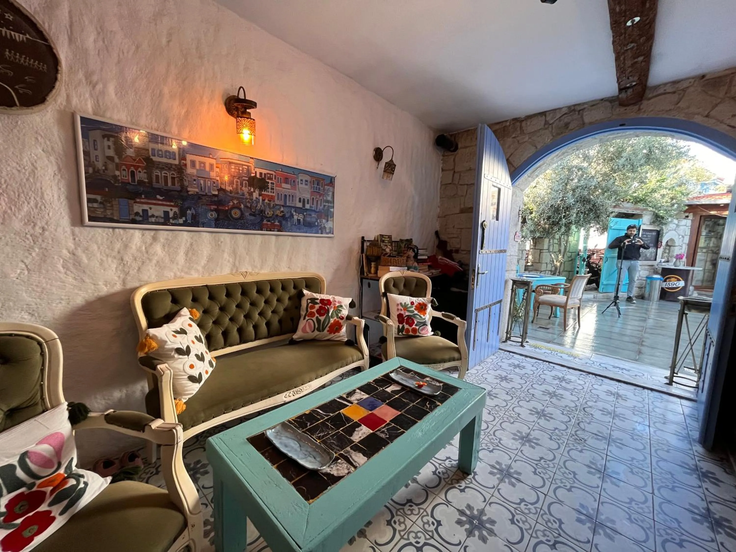 Living room in Alacati Asmali Konak Hotel