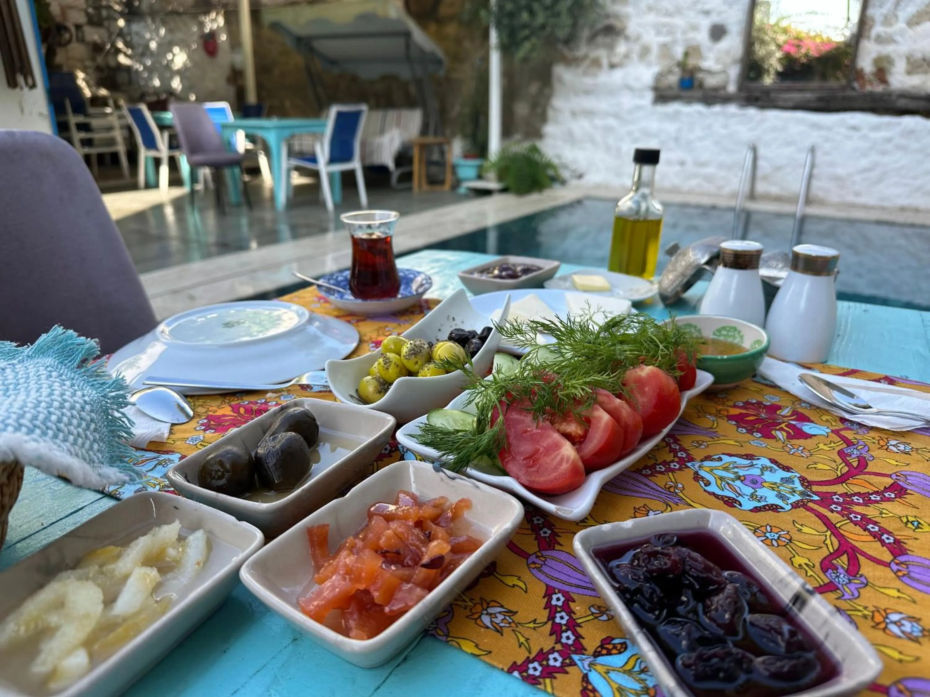 Breakfast in Alacati Asmali Konak Hotel