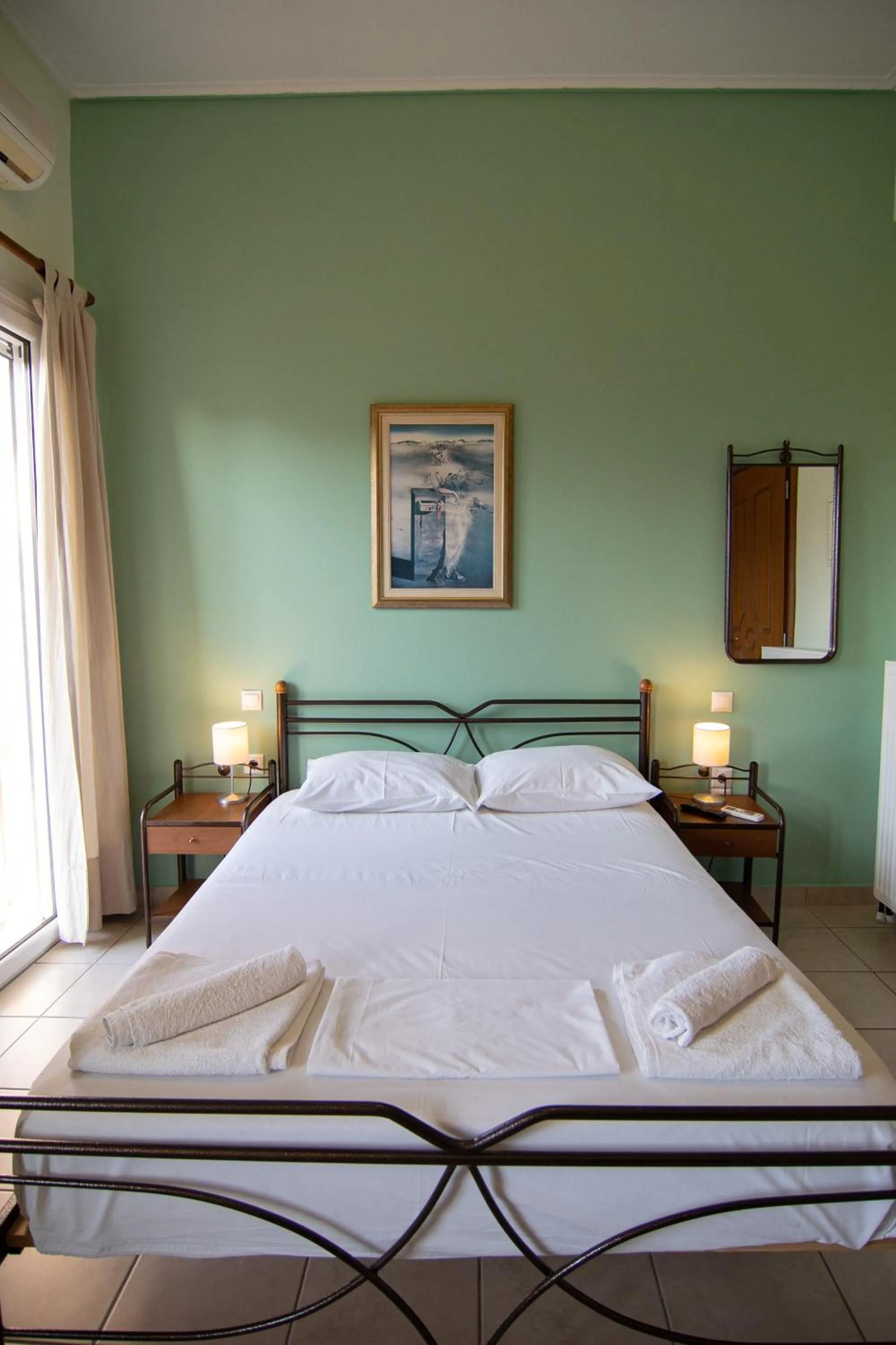 Bed in Tsertos Apartments