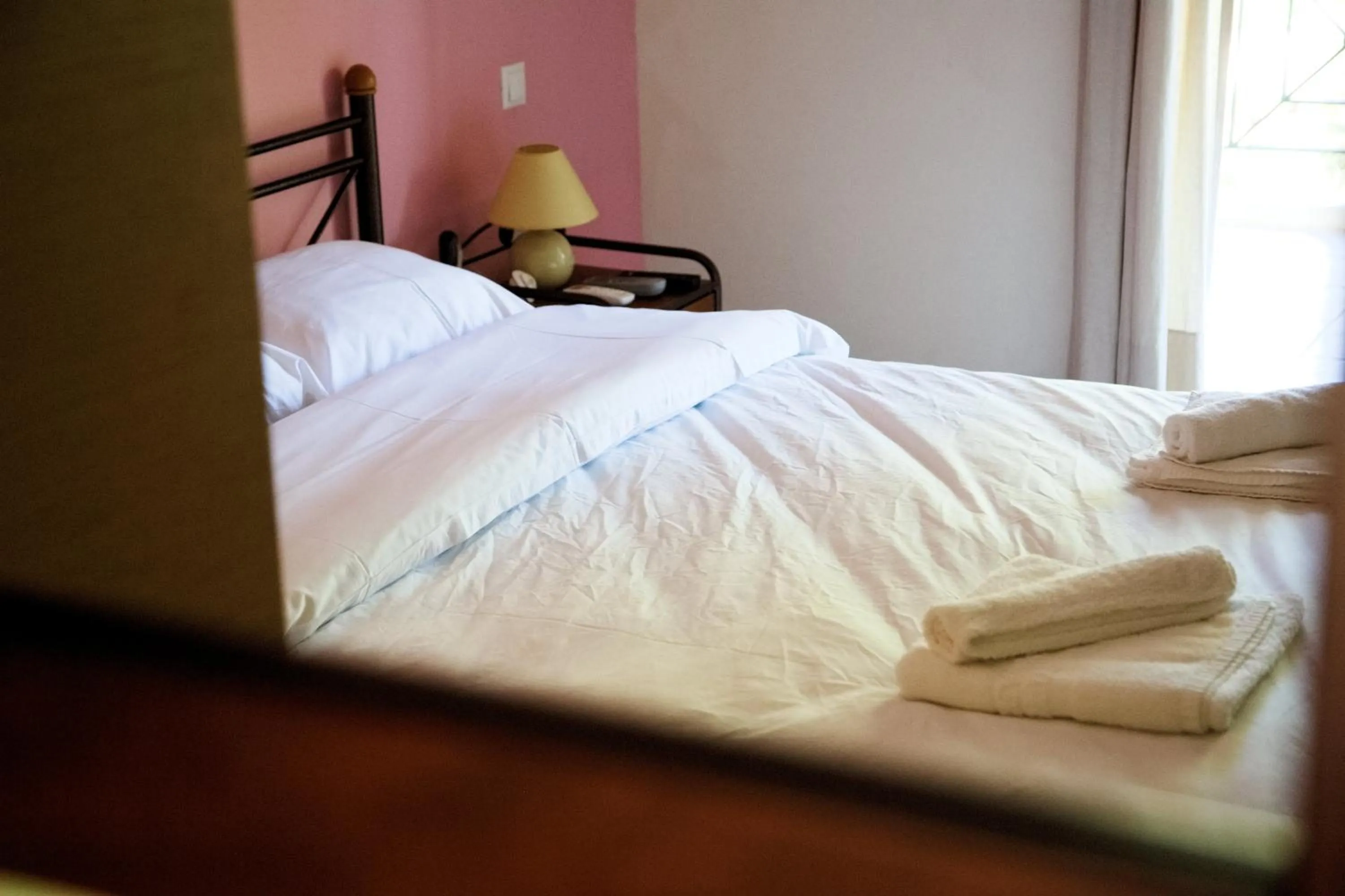 Decorative detail, Bed in Tsertos Apartments