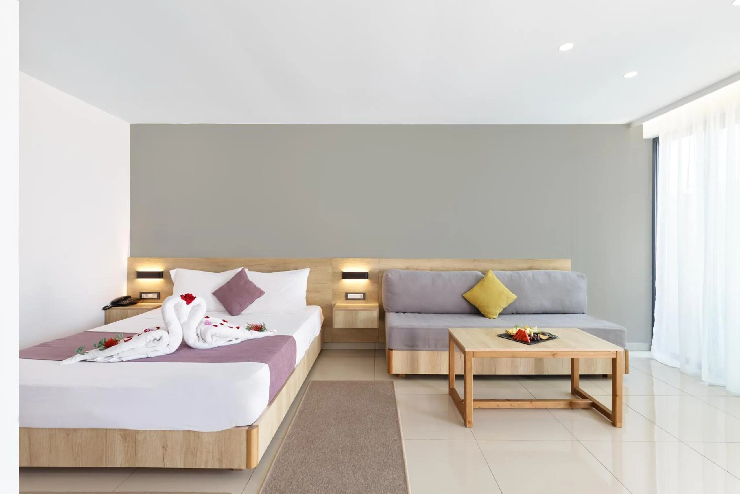 Bed in Galini Palace