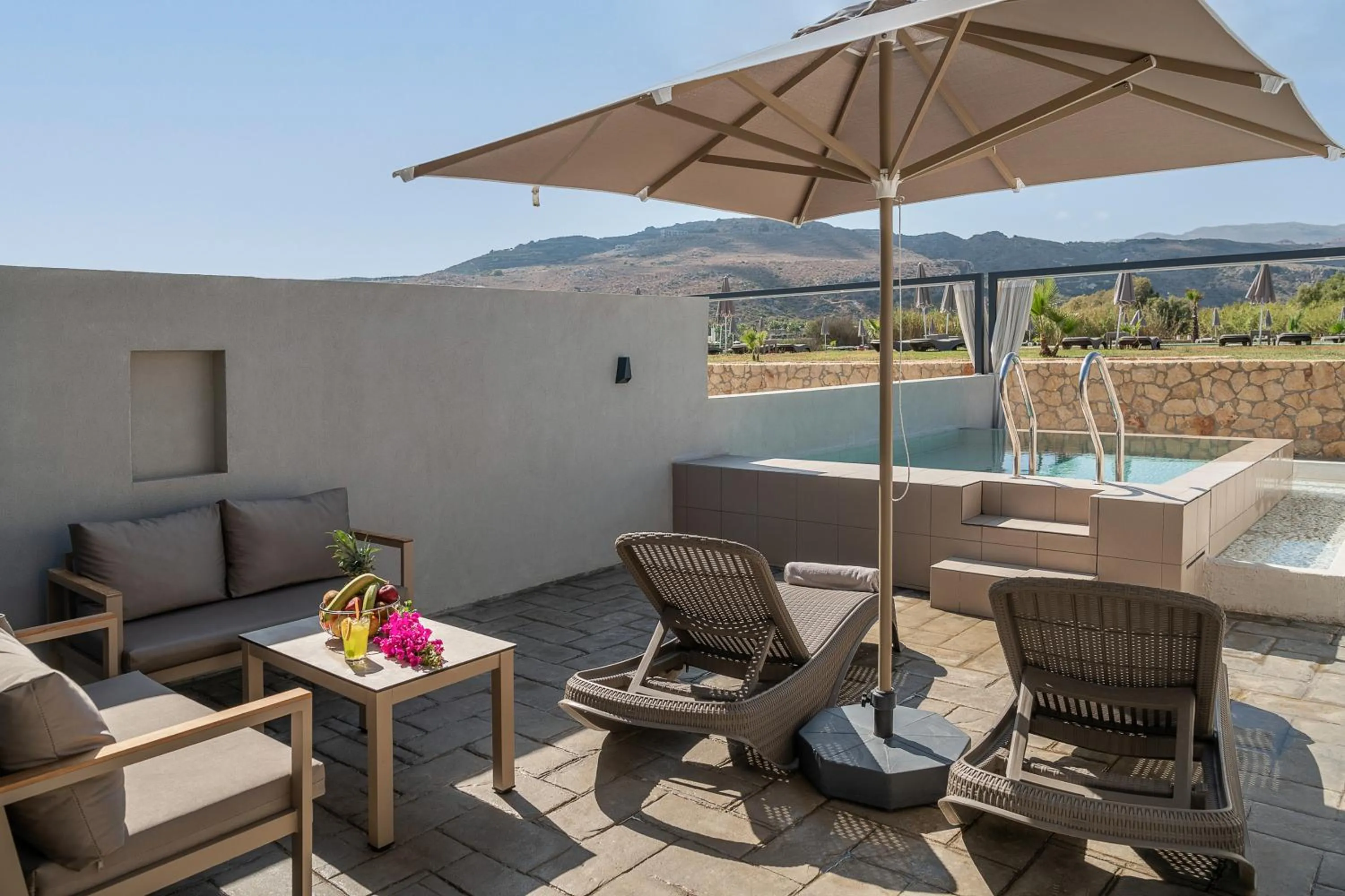 Seating area in Galini Palace