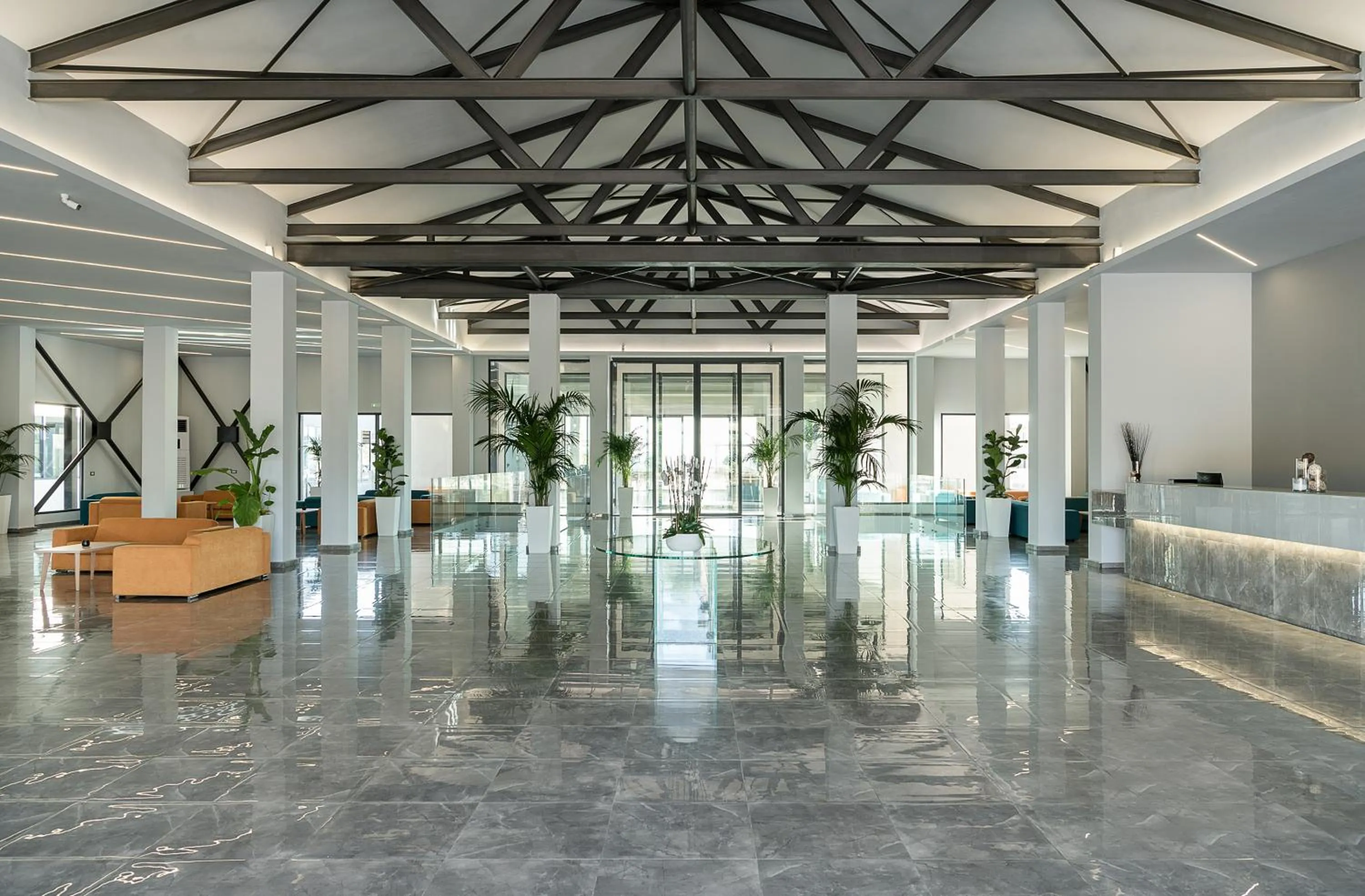 Lobby or reception in Galini Palace