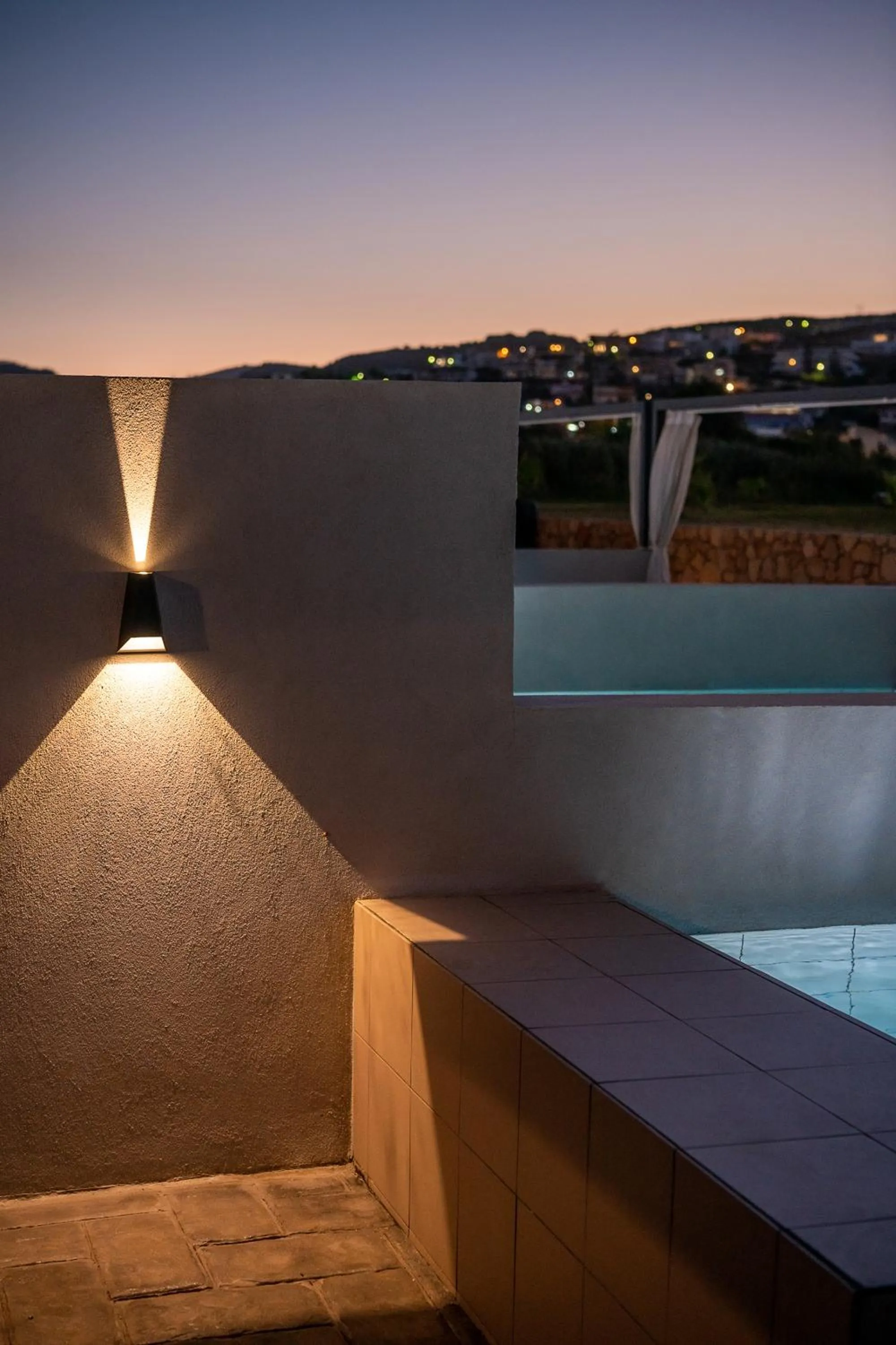 Sunset in Galini Palace