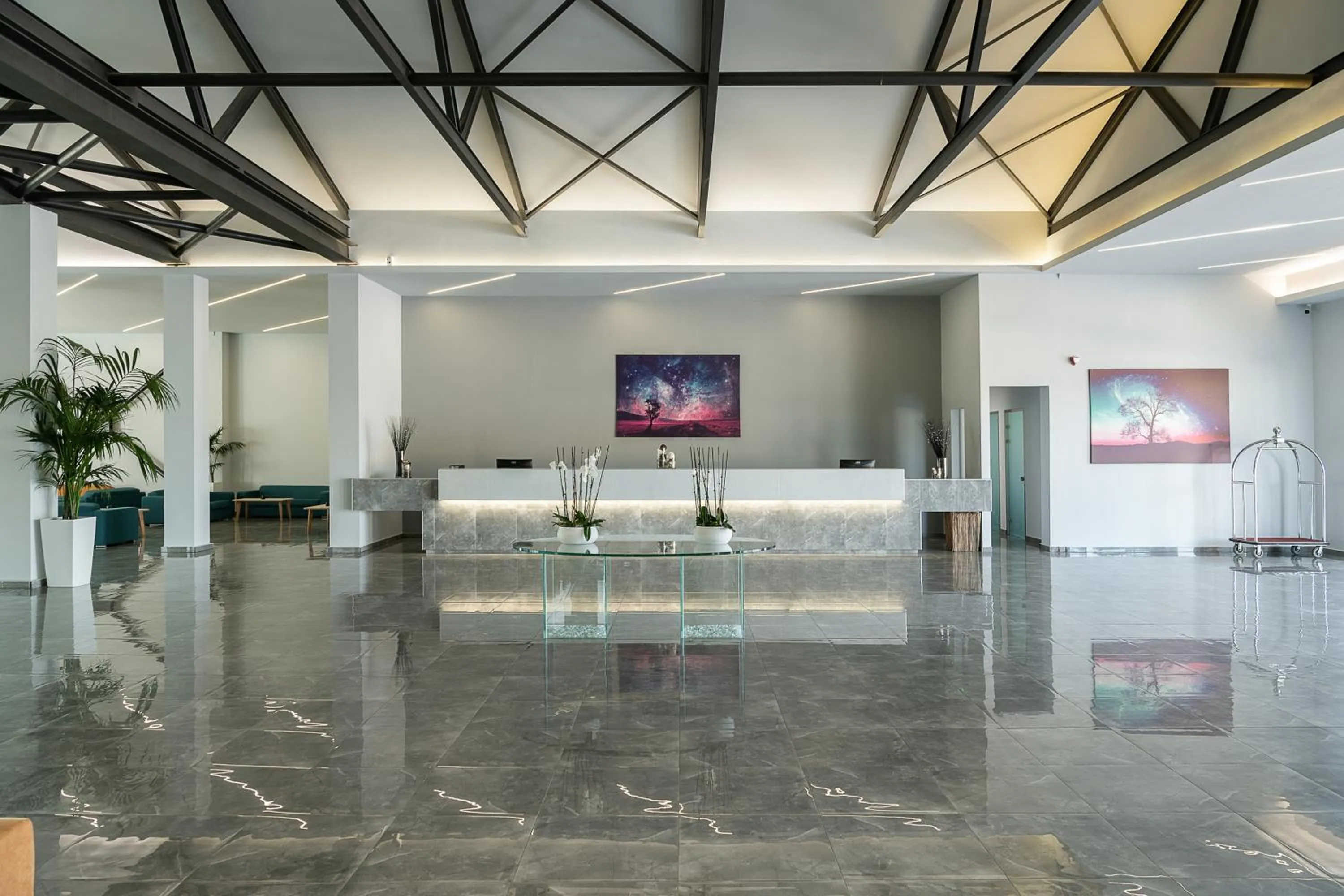 Lobby or reception in Galini Palace