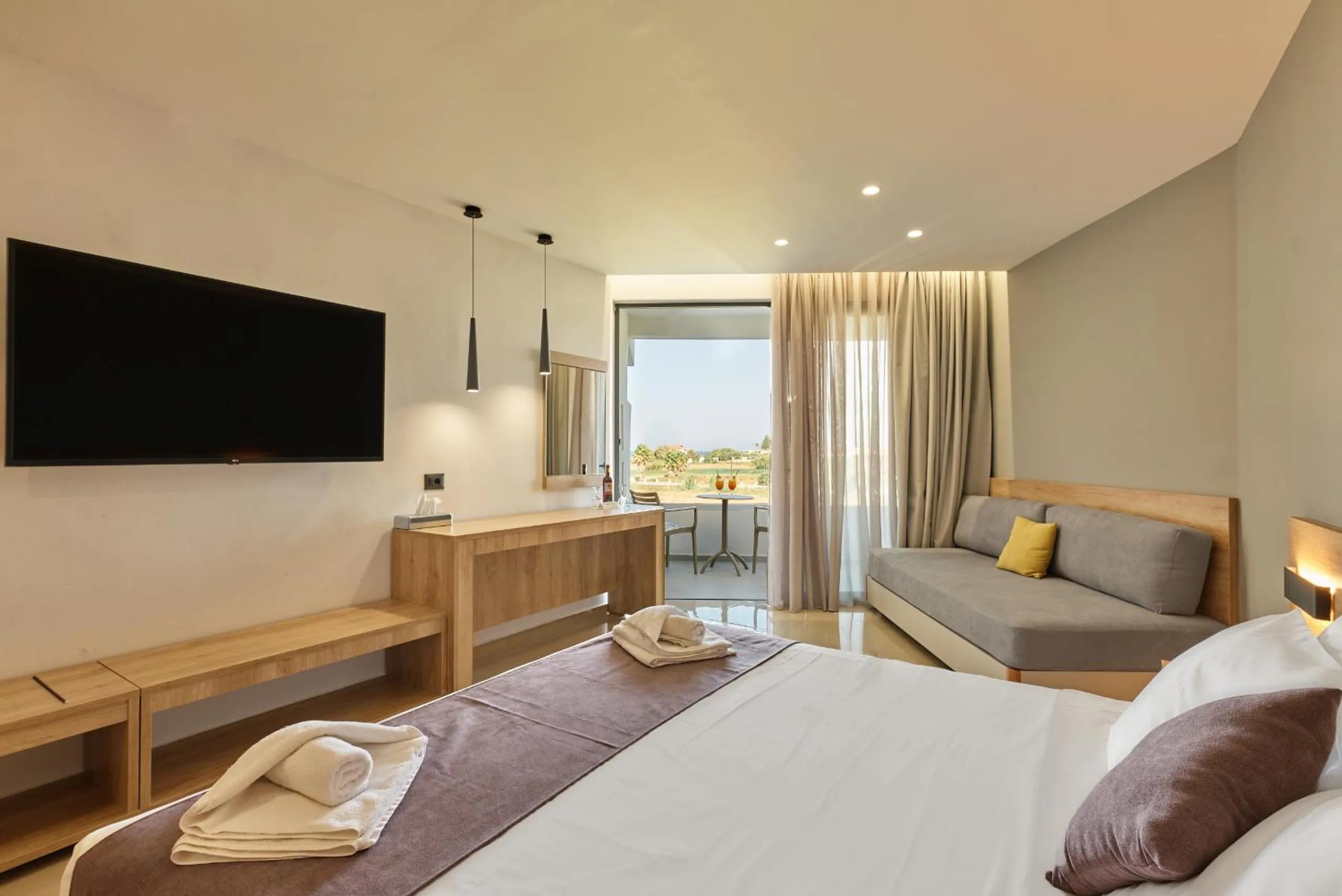 Bed in Galini Palace