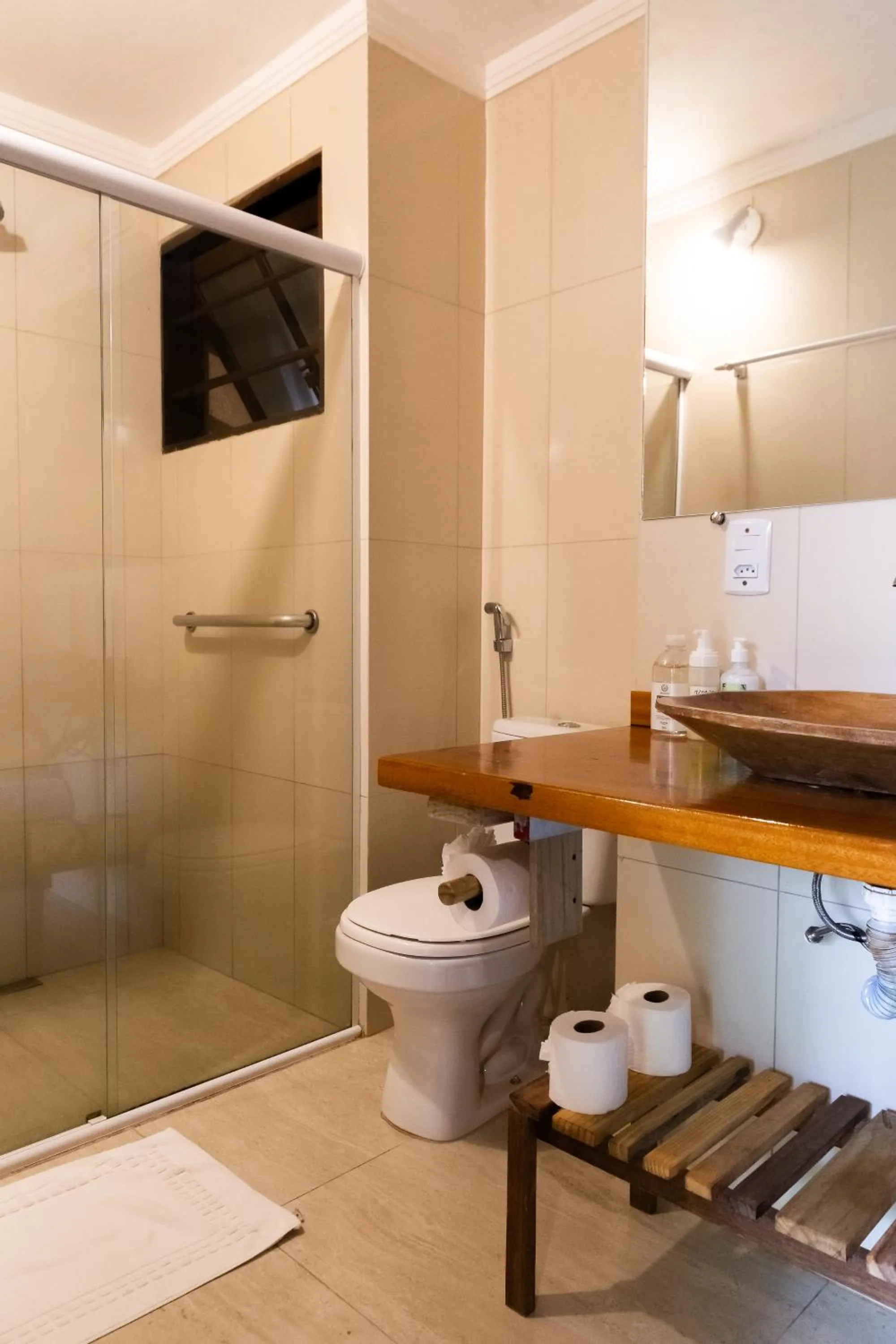 Shower in Hotel Pousada Villa Zena - Frente ao Mar - Pé na areia