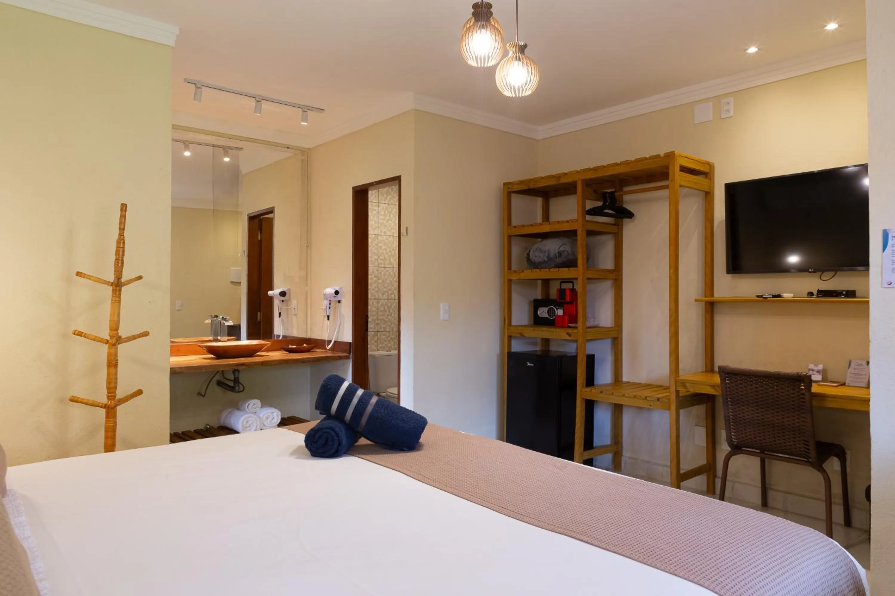 Bed in Hotel Pousada Villa Zena - Frente ao Mar - Pé na areia