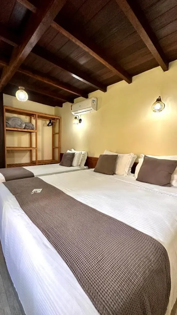 Bed in Hotel Pousada Villa Zena - Frente ao Mar - Pé na areia