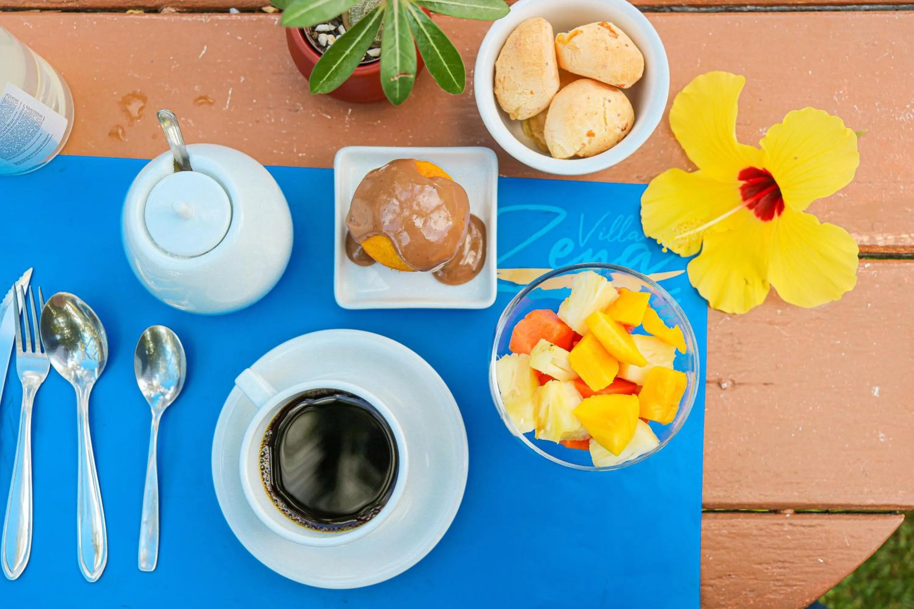 Breakfast in Hotel Pousada Villa Zena - Frente ao Mar - Pé na areia
