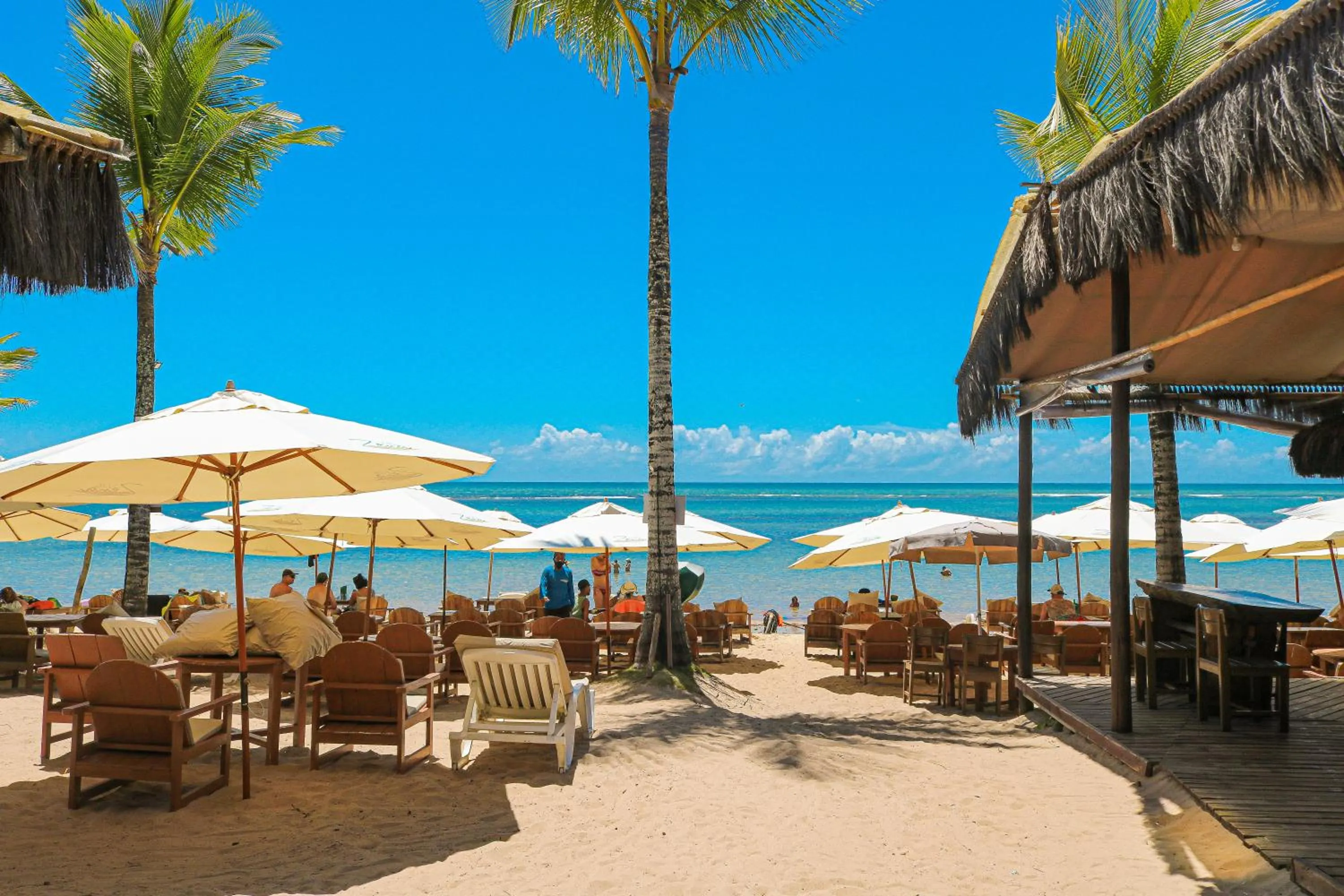 Restaurant/places to eat in Hotel Pousada Villa Zena - Frente ao Mar - Pé na areia