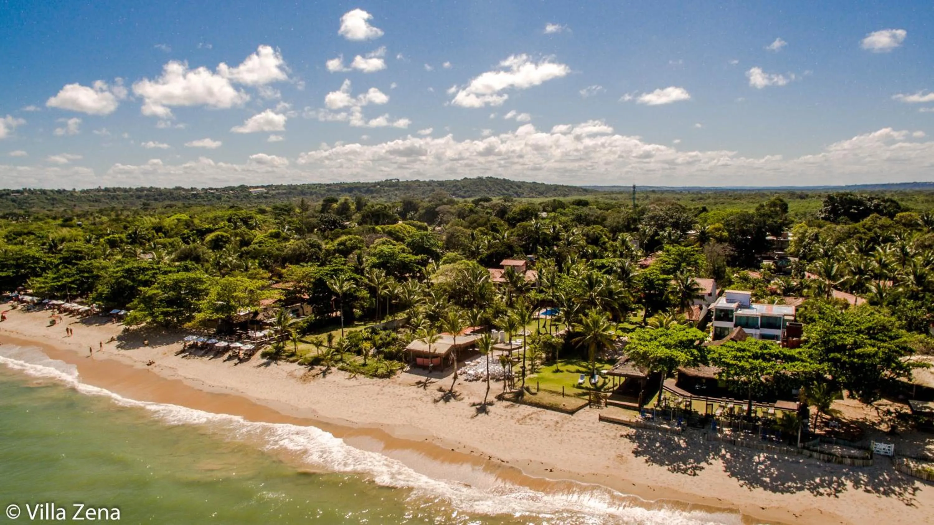 Bird's eye view in Hotel Pousada Villa Zena - Frente ao Mar - Pé na areia