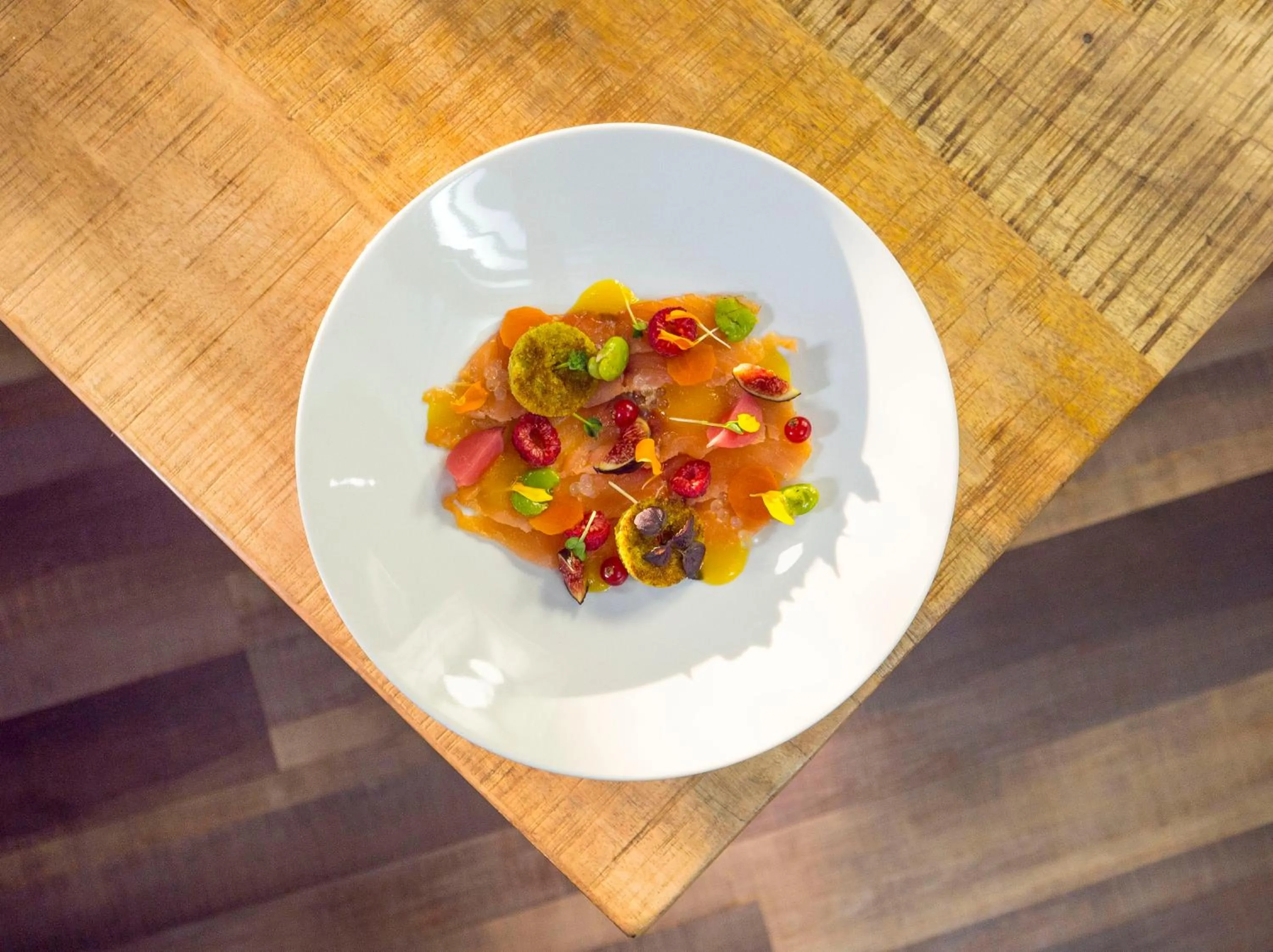 Food in Logis Hotel Restaurant Uzès Pont du Gard