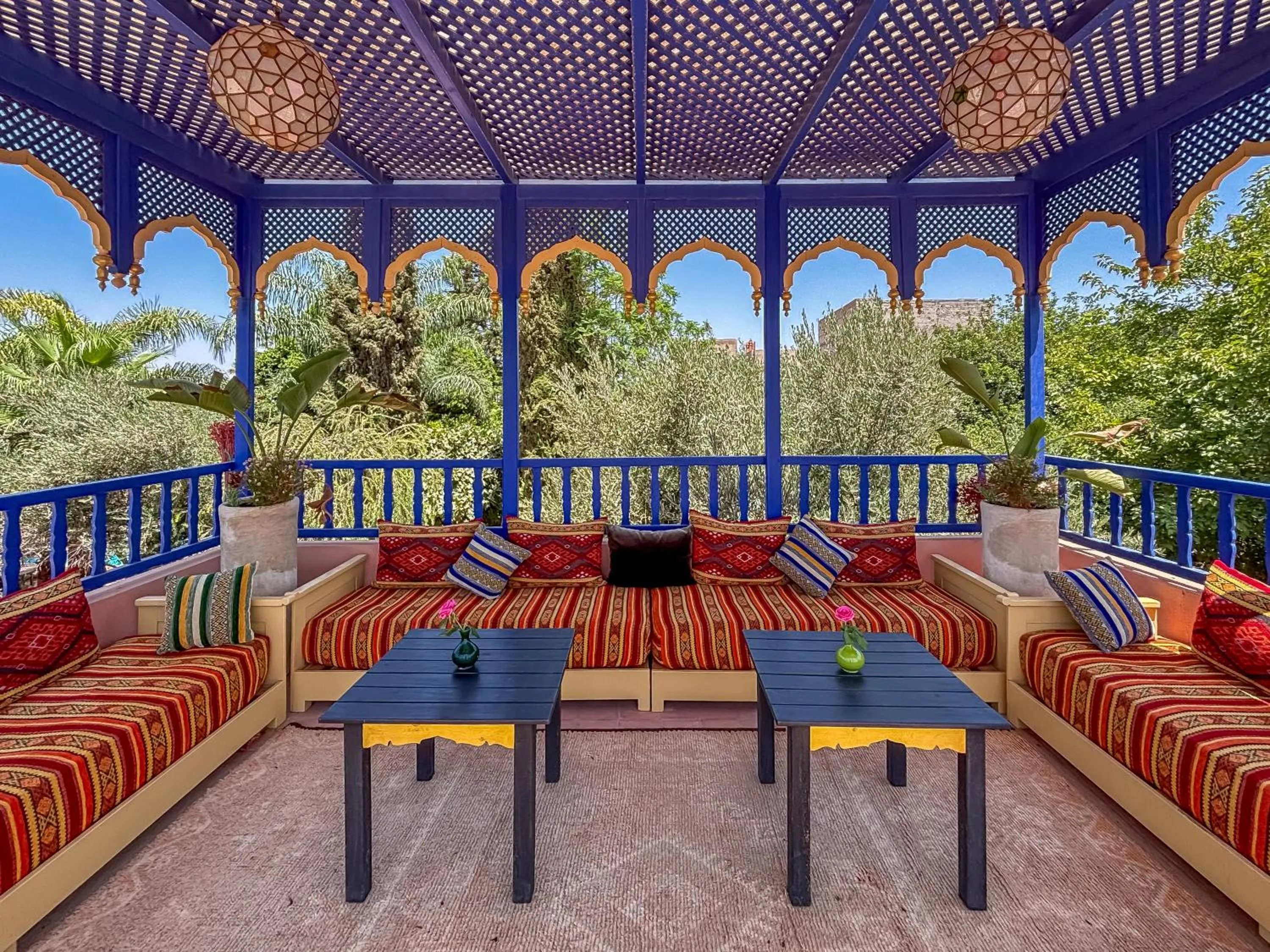 Garden in Le Bleu House