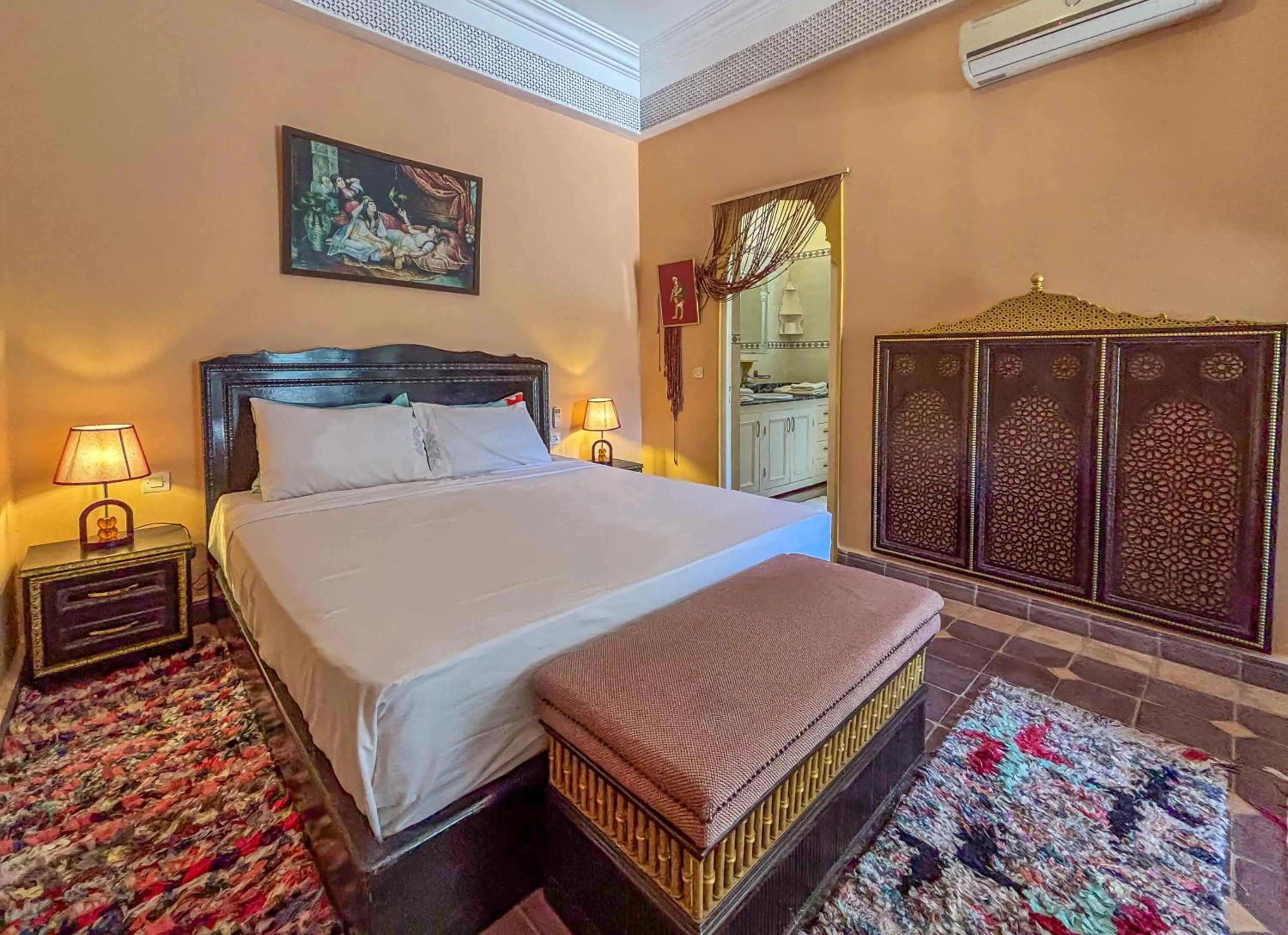 Bed in Le Bleu House