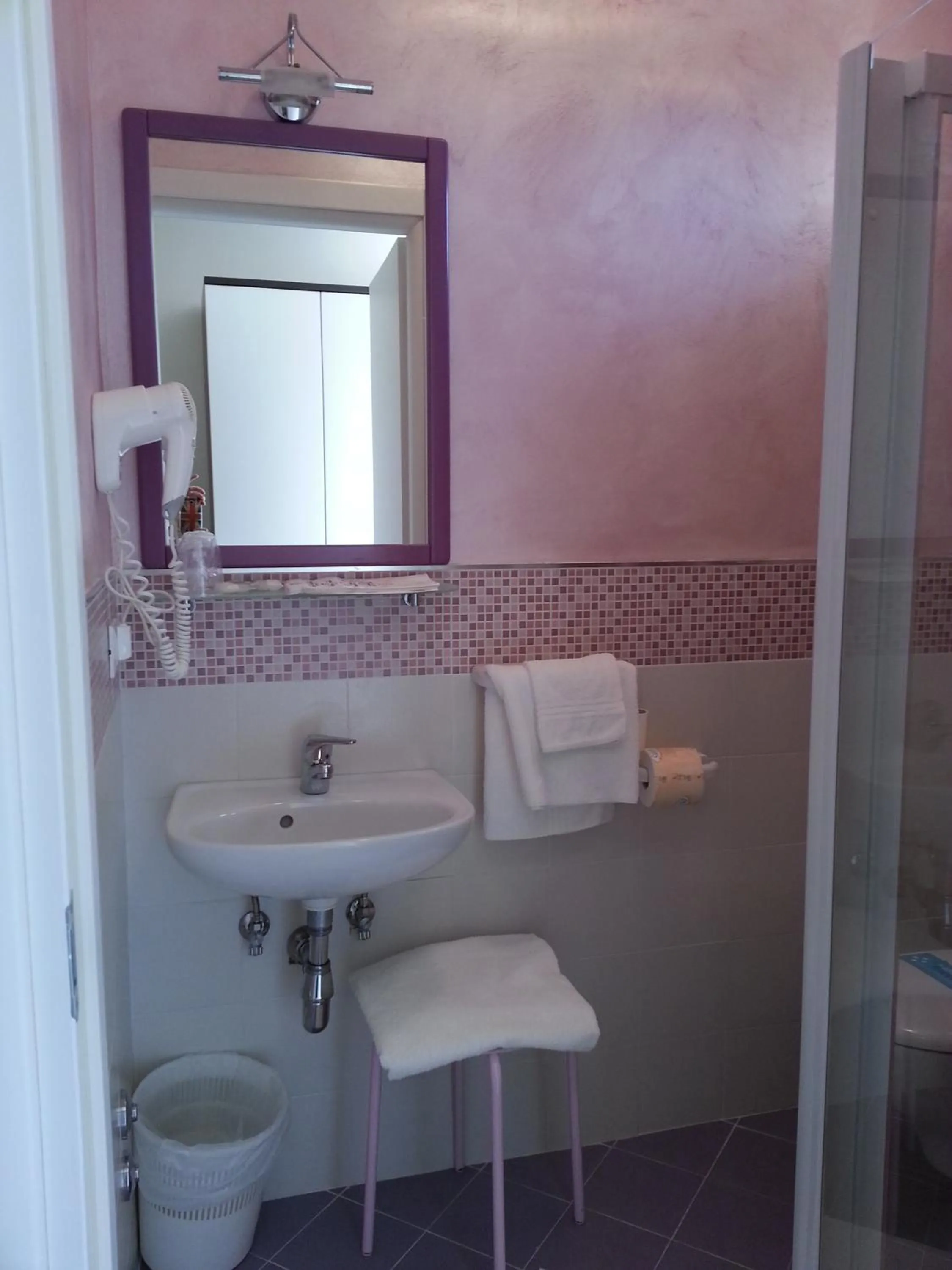 Bathroom in Hotel Milano 3S