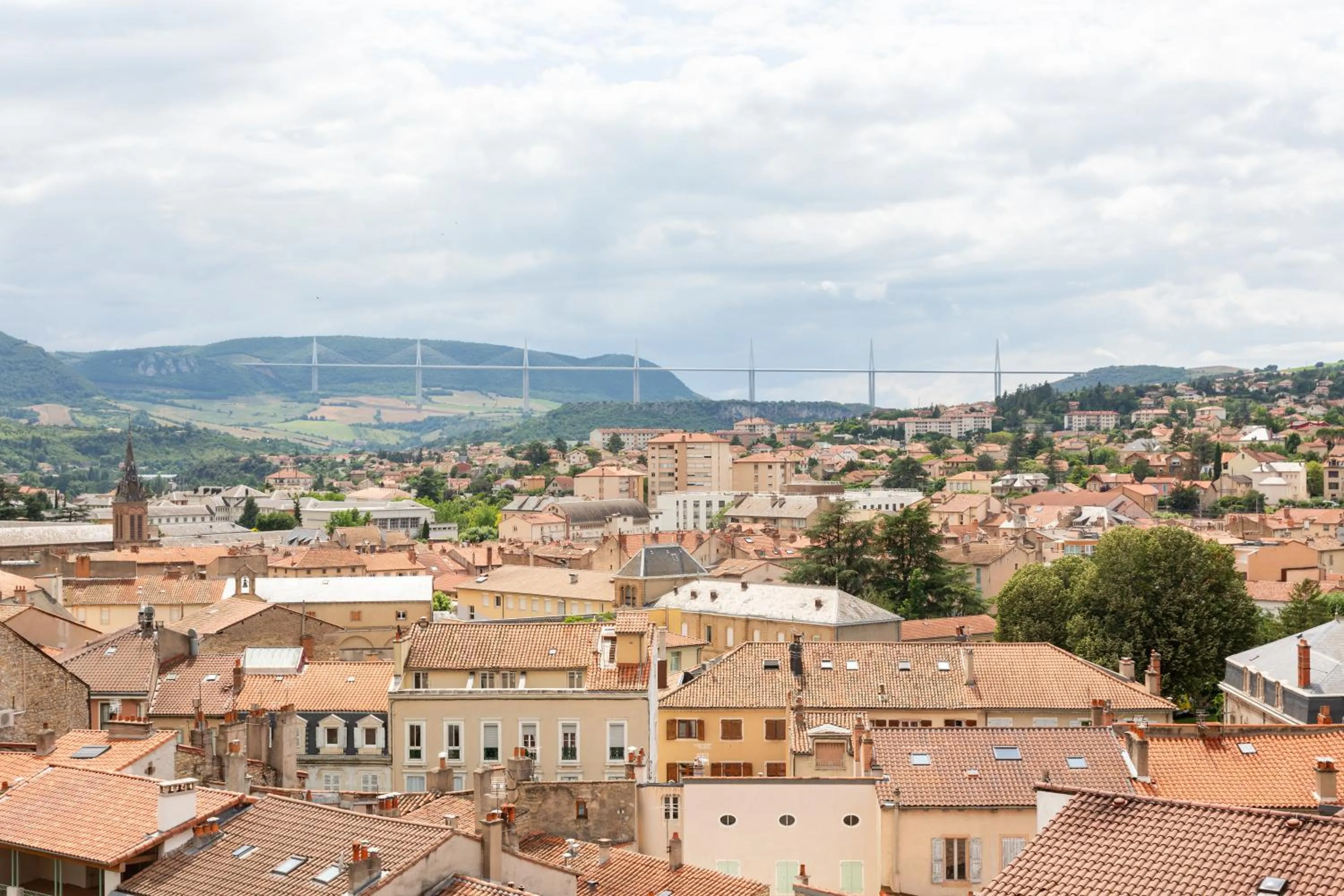 City view in Mercure Millau